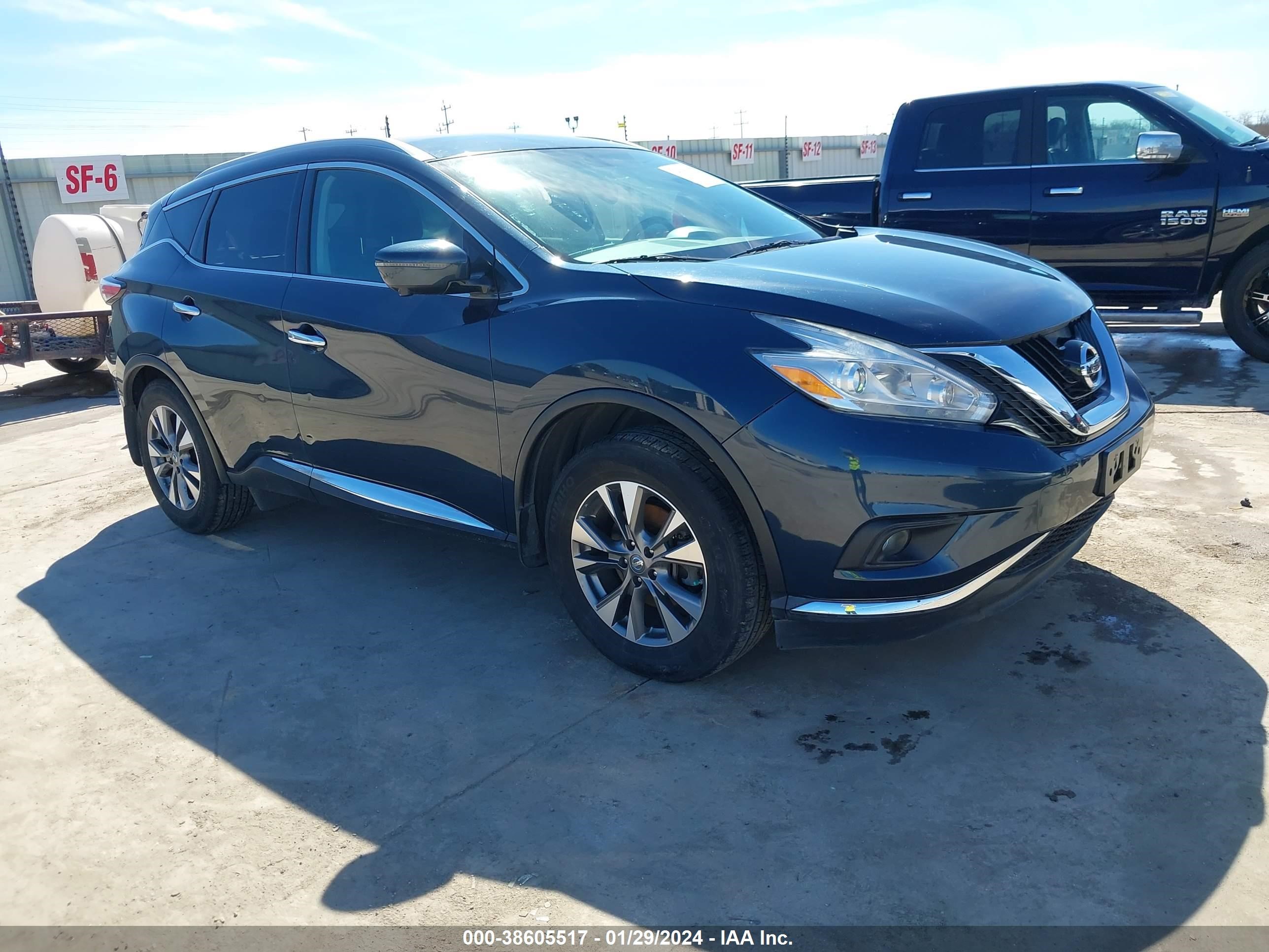 nissan murano 2017 5n1az2mh7hn172493