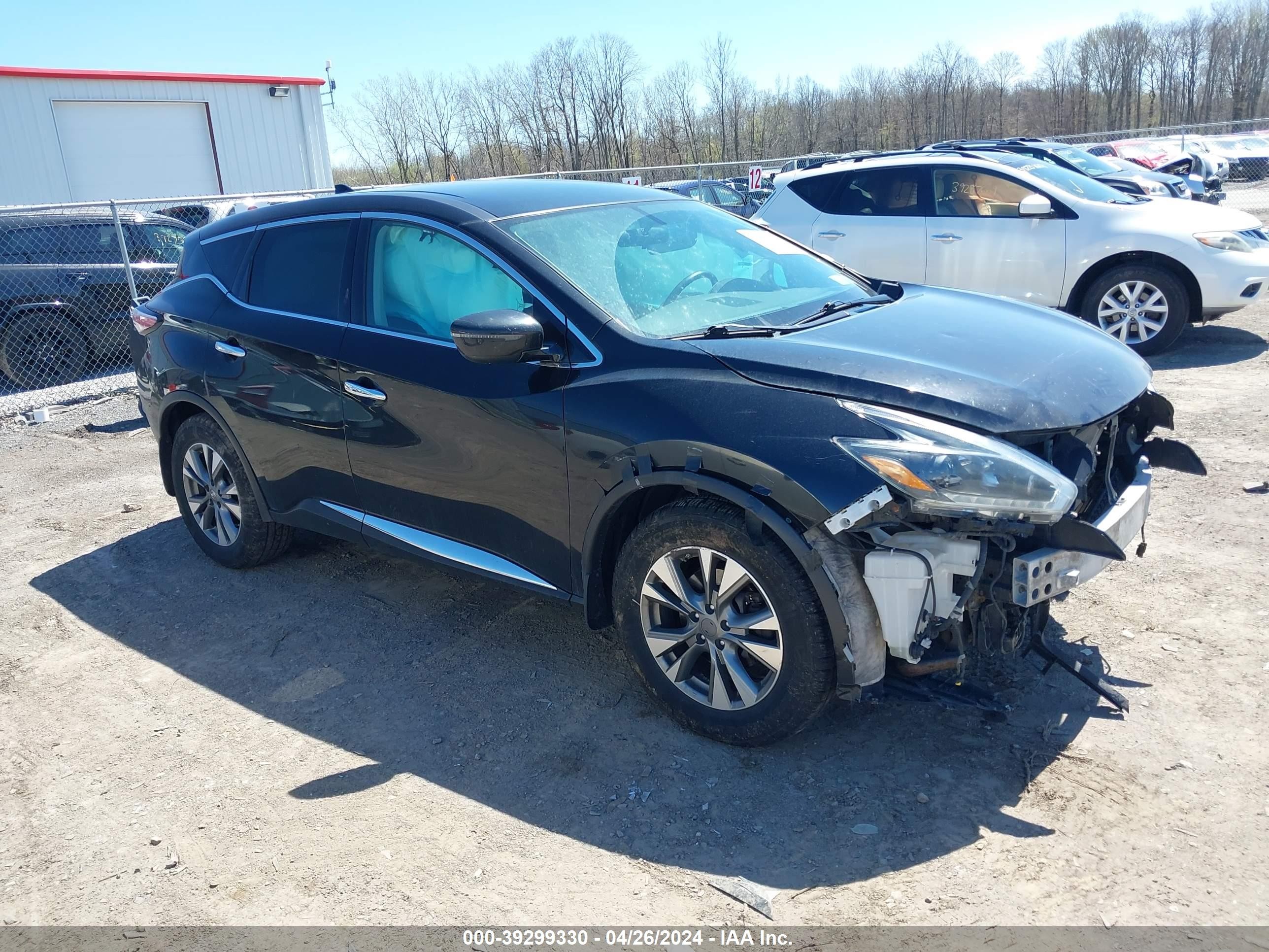 nissan murano 2018 5n1az2mh7jn181703