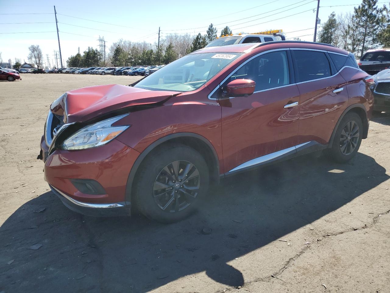 nissan murano 2017 5n1az2mh8hn199802