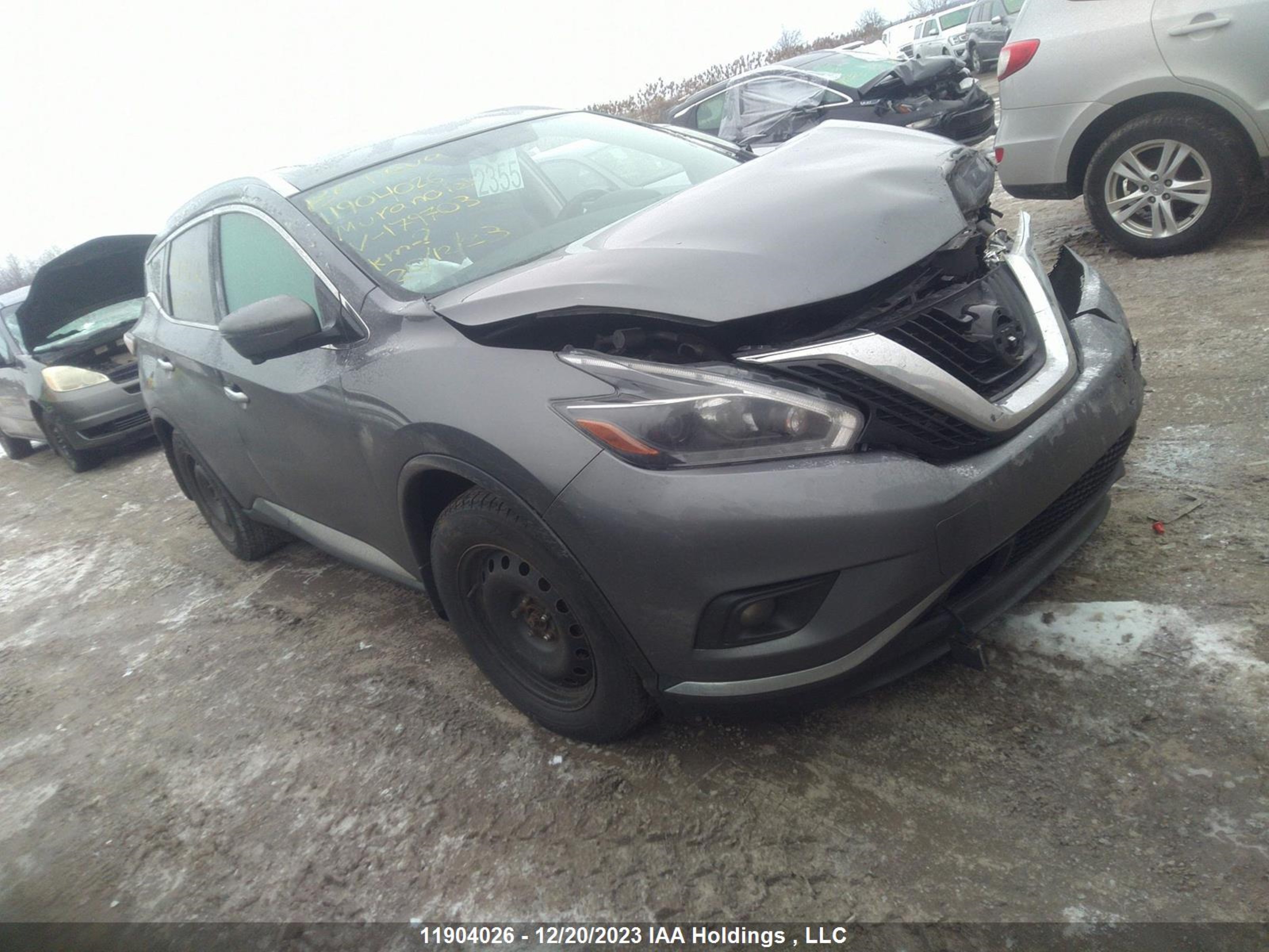 nissan murano 2018 5n1az2mh8jn179703