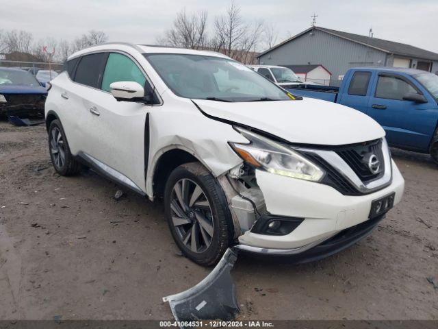 nissan murano 2018 5n1az2mh8jn192614