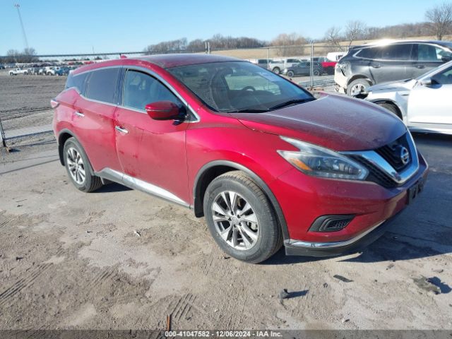 nissan murano 2018 5n1az2mh8jn195416