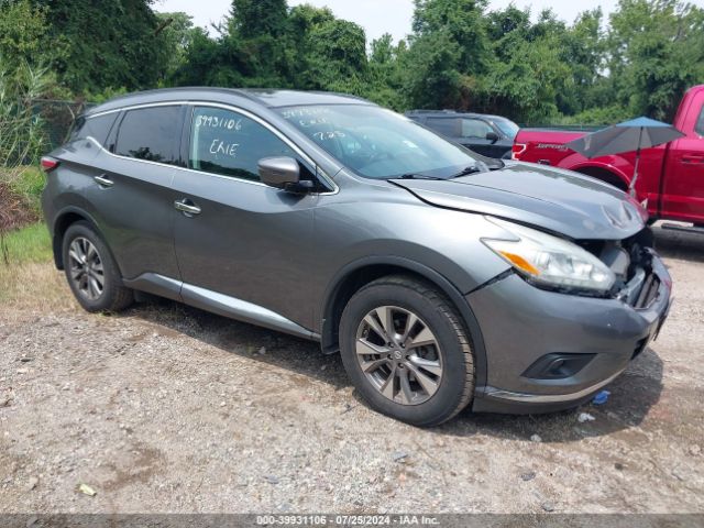 nissan murano 2016 5n1az2mh9gn150199