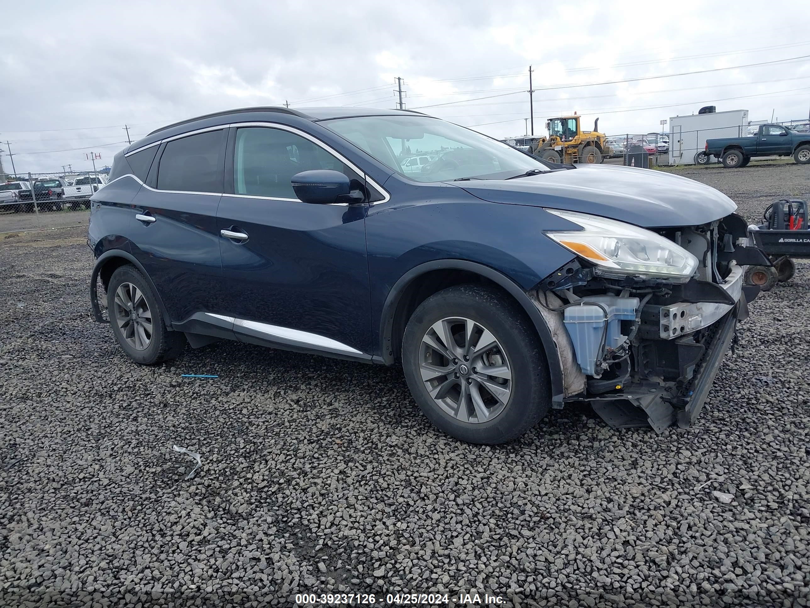 nissan murano 2017 5n1az2mh9hn101635