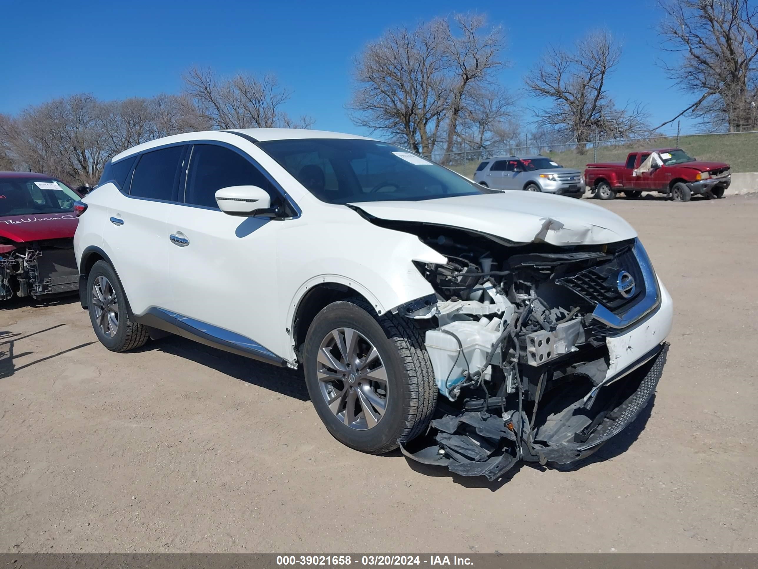 nissan murano 2017 5n1az2mh9hn147370