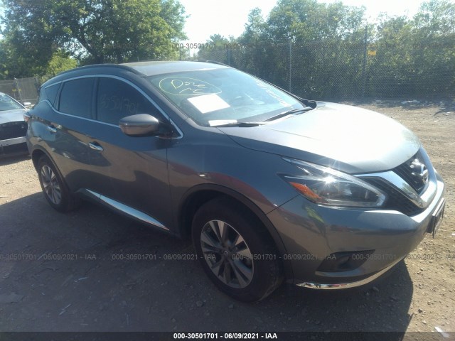 nissan murano 2018 5n1az2mh9jn175675