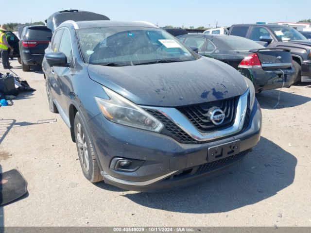 nissan murano 2018 5n1az2mh9jn176406