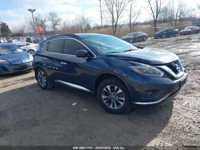 nissan murano 2018 5n1az2mh9jn183131