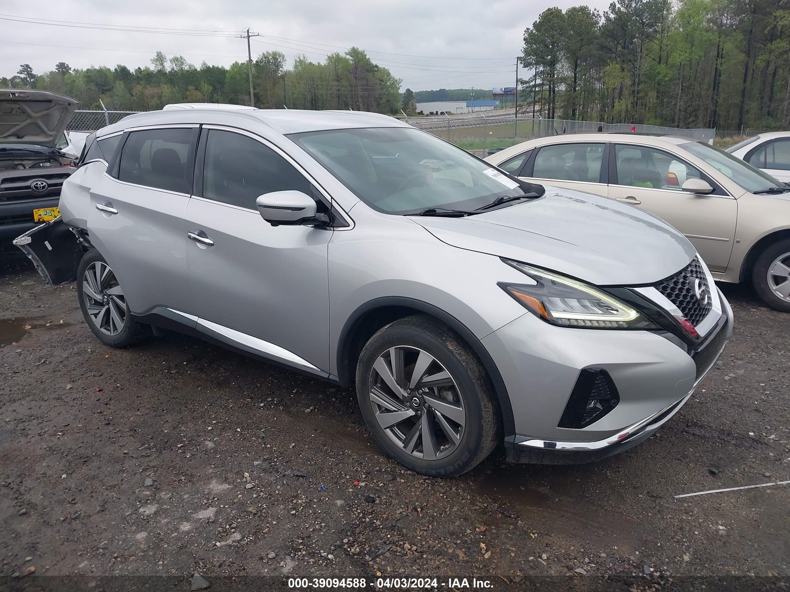 nissan murano 2019 5n1az2mj1kn112008