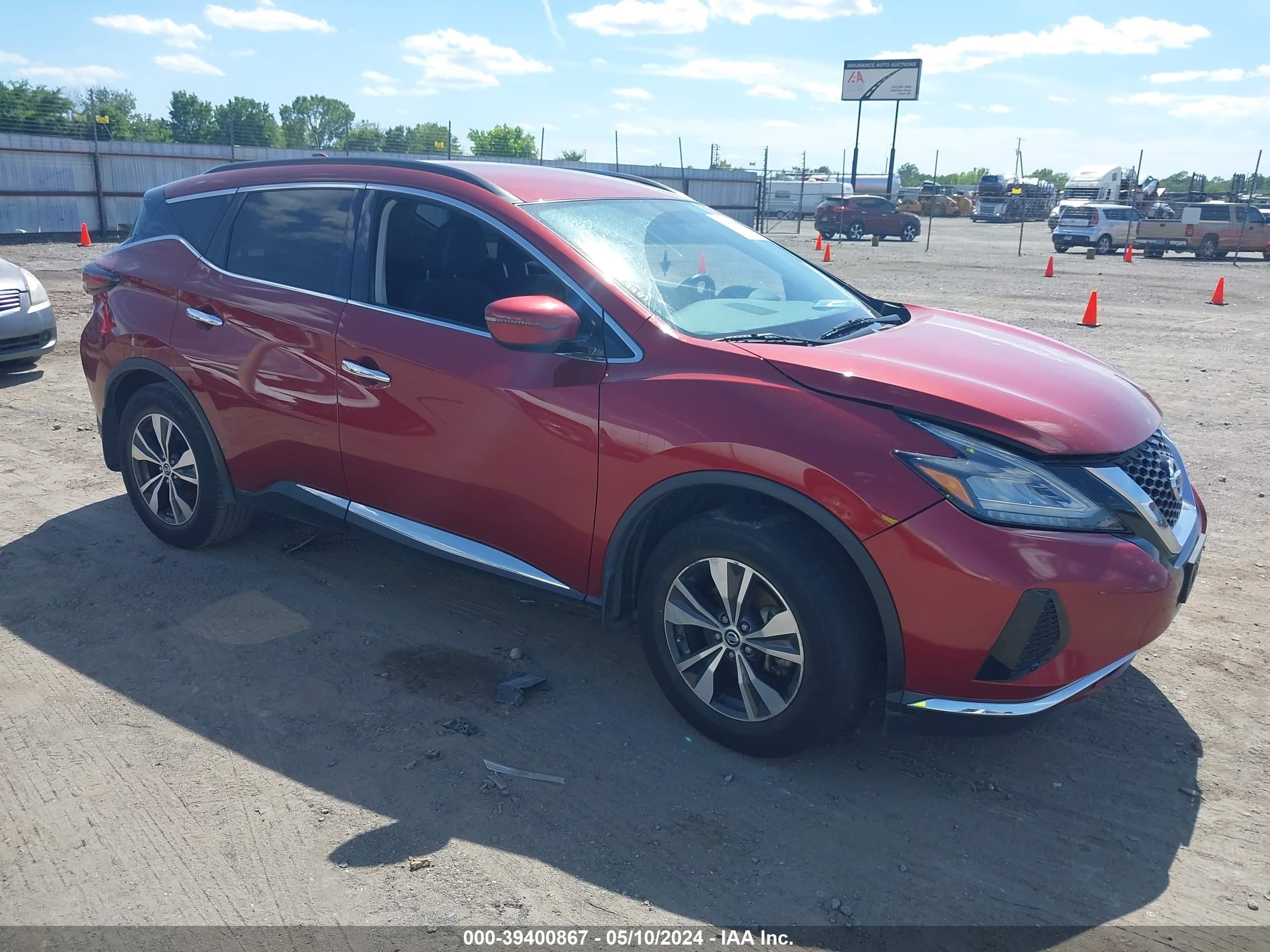 nissan murano 2019 5n1az2mj5kn105918