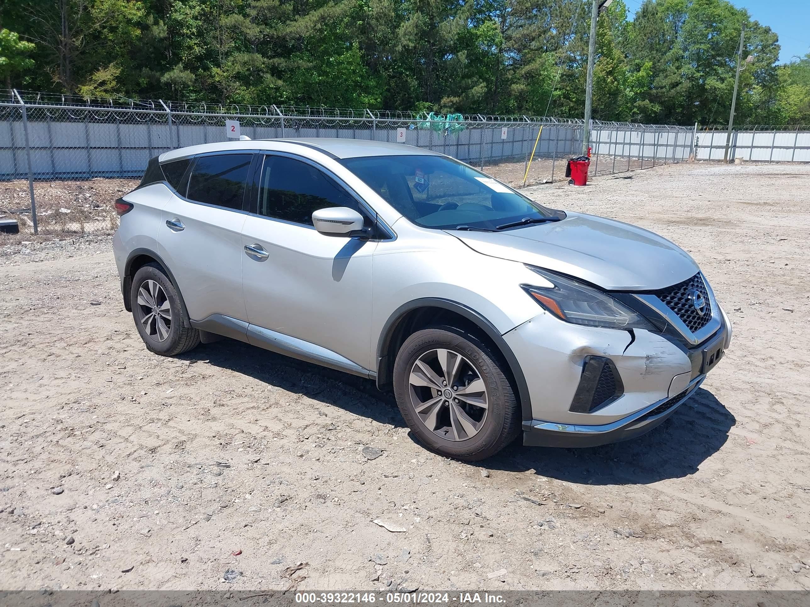 nissan murano 2019 5n1az2mj9kn137576