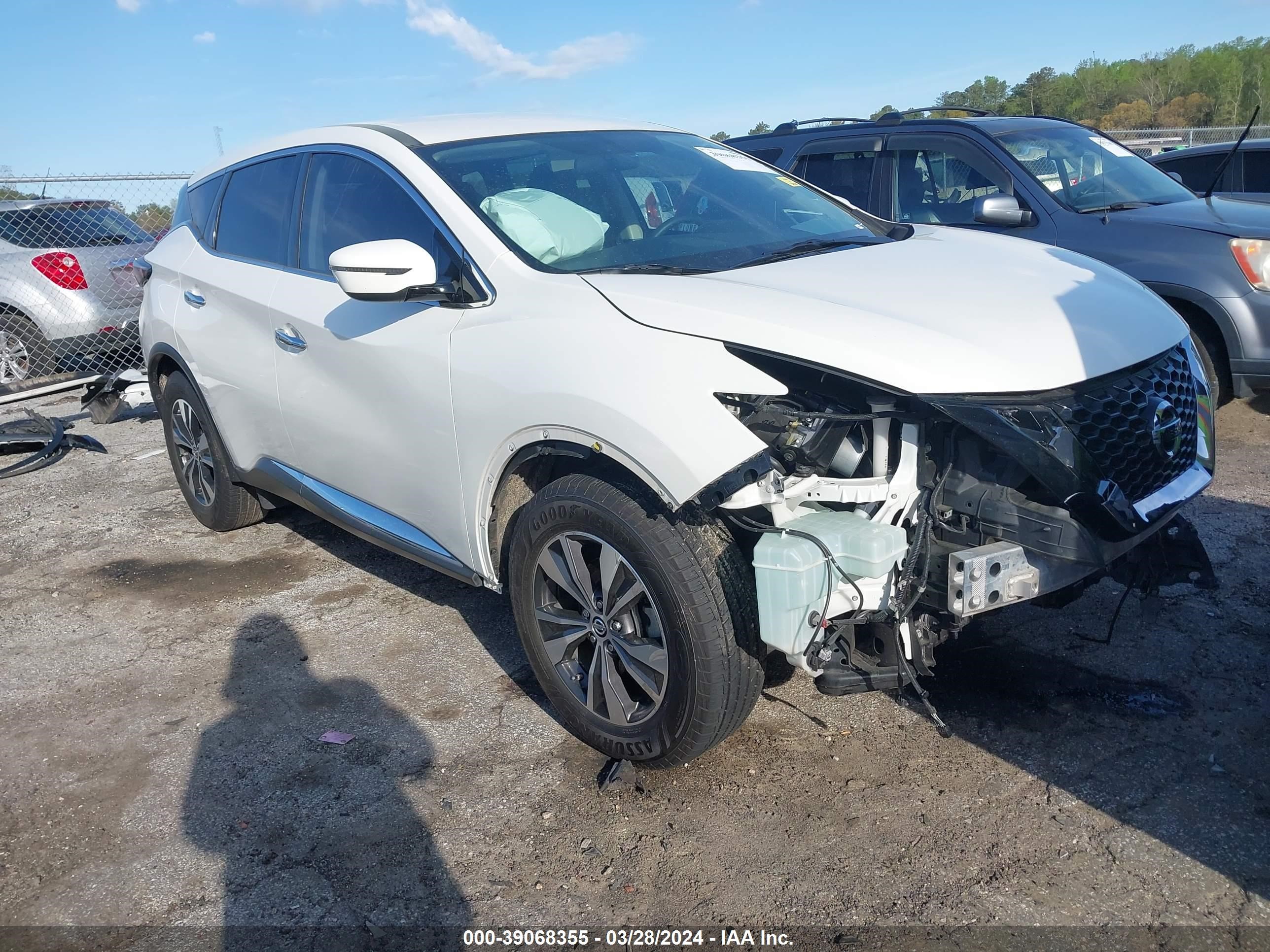 nissan murano 2019 5n1az2mjxkn102349