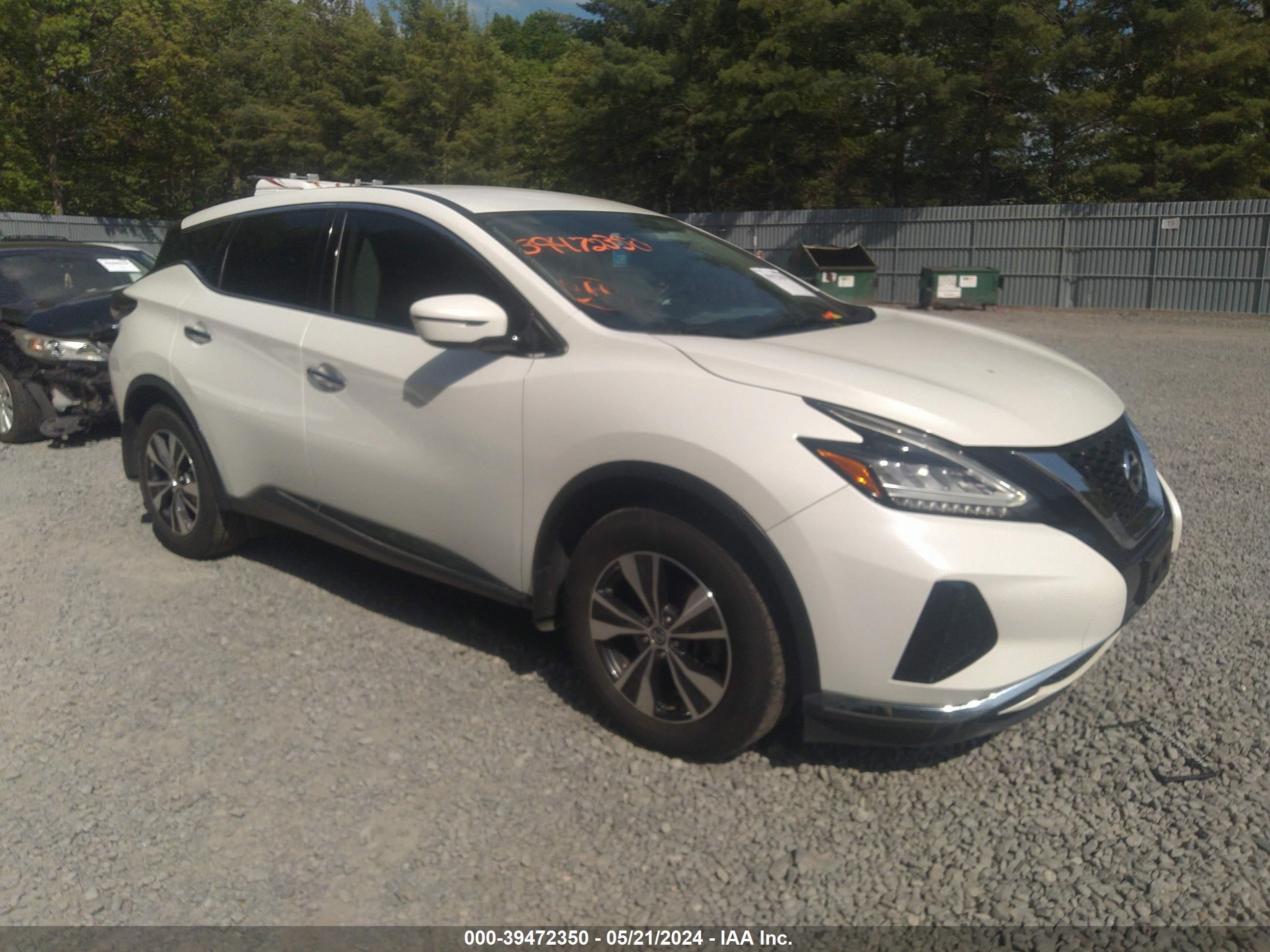 nissan murano 2019 5n1az2ms0kn146305