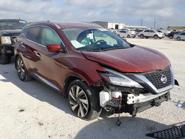 nissan murano s 2019 5n1az2ms7kn130988