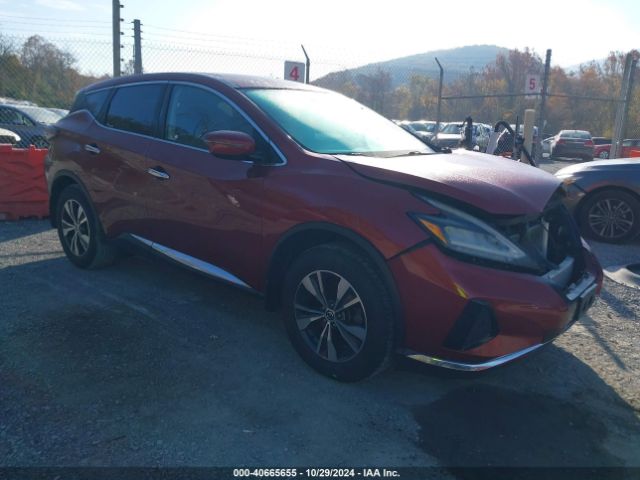 nissan murano 2019 5n1az2ms9kn141068