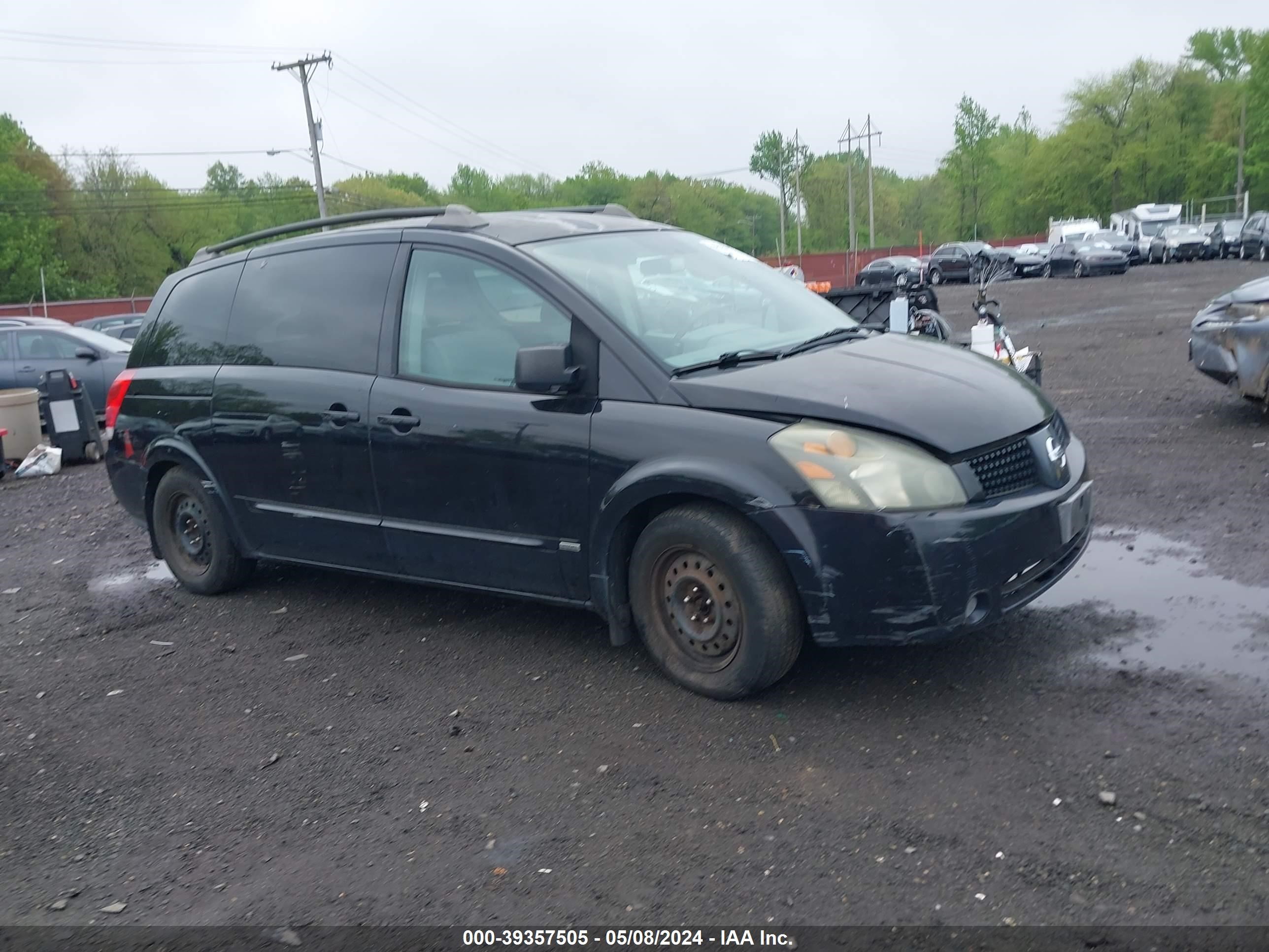 nissan quest 2006 5n1bv28u16n123276