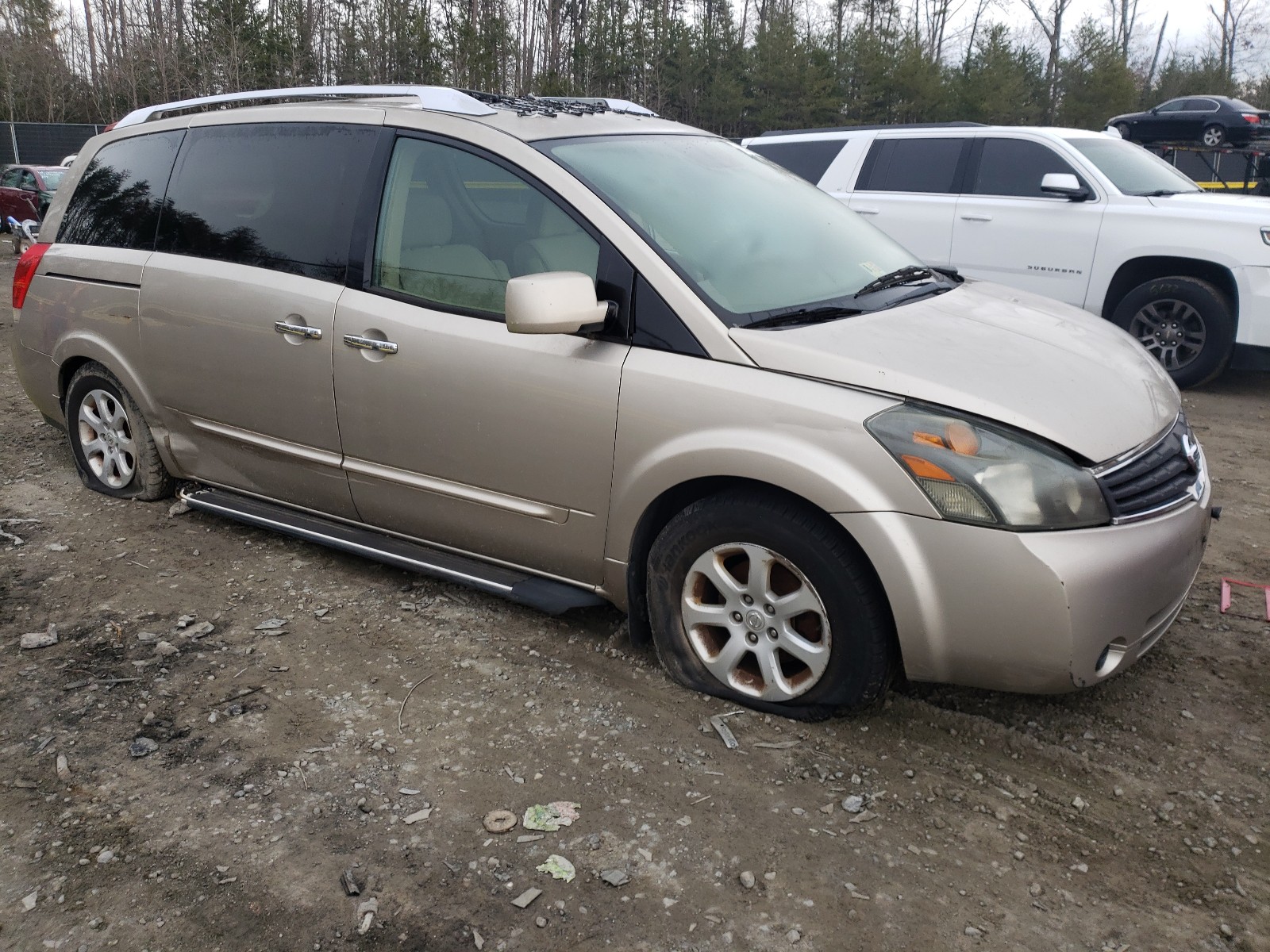 nissan quest s 2007 5n1bv28u27n113180