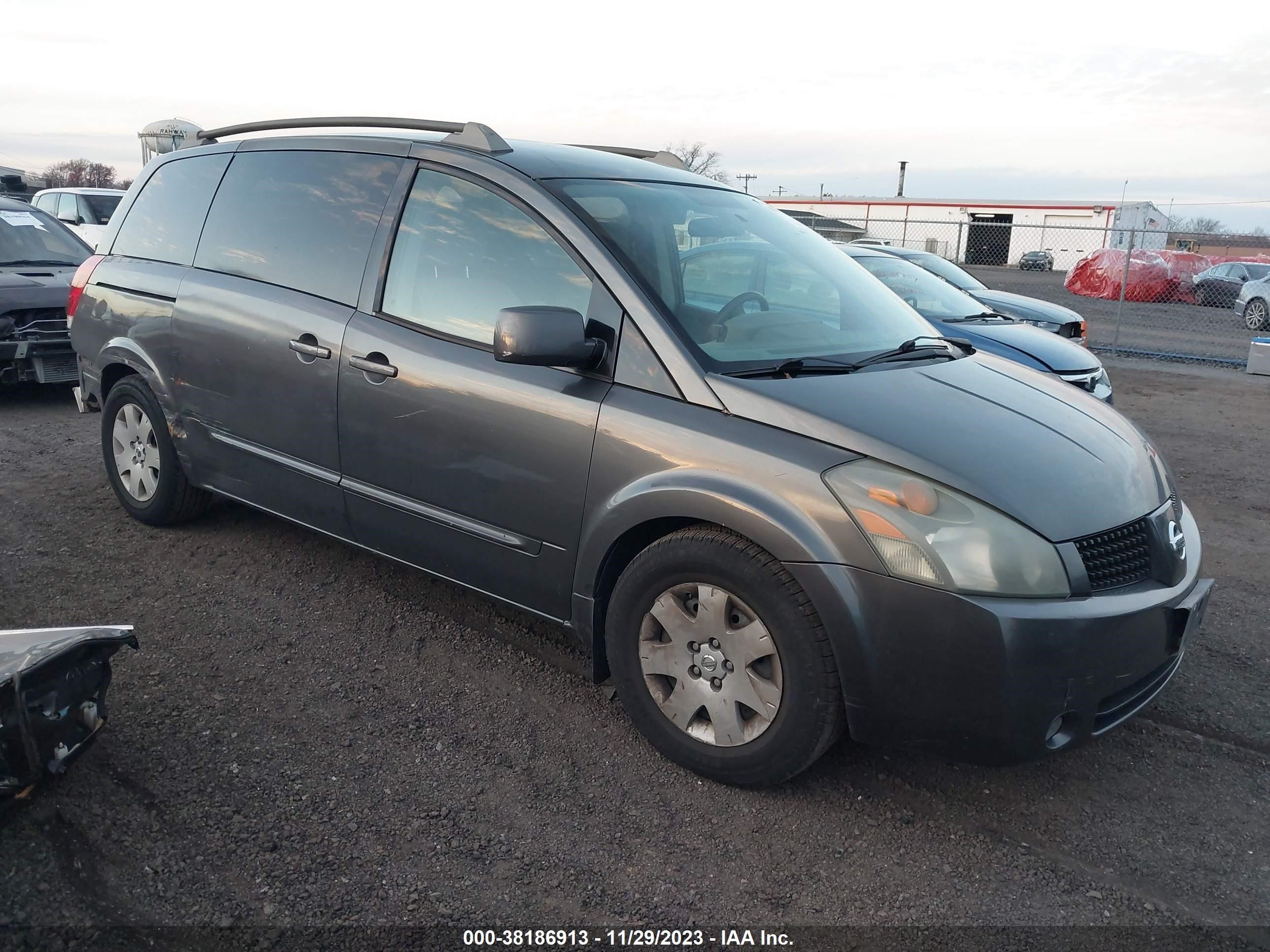 nissan quest 2005 5n1bv28u45n102601