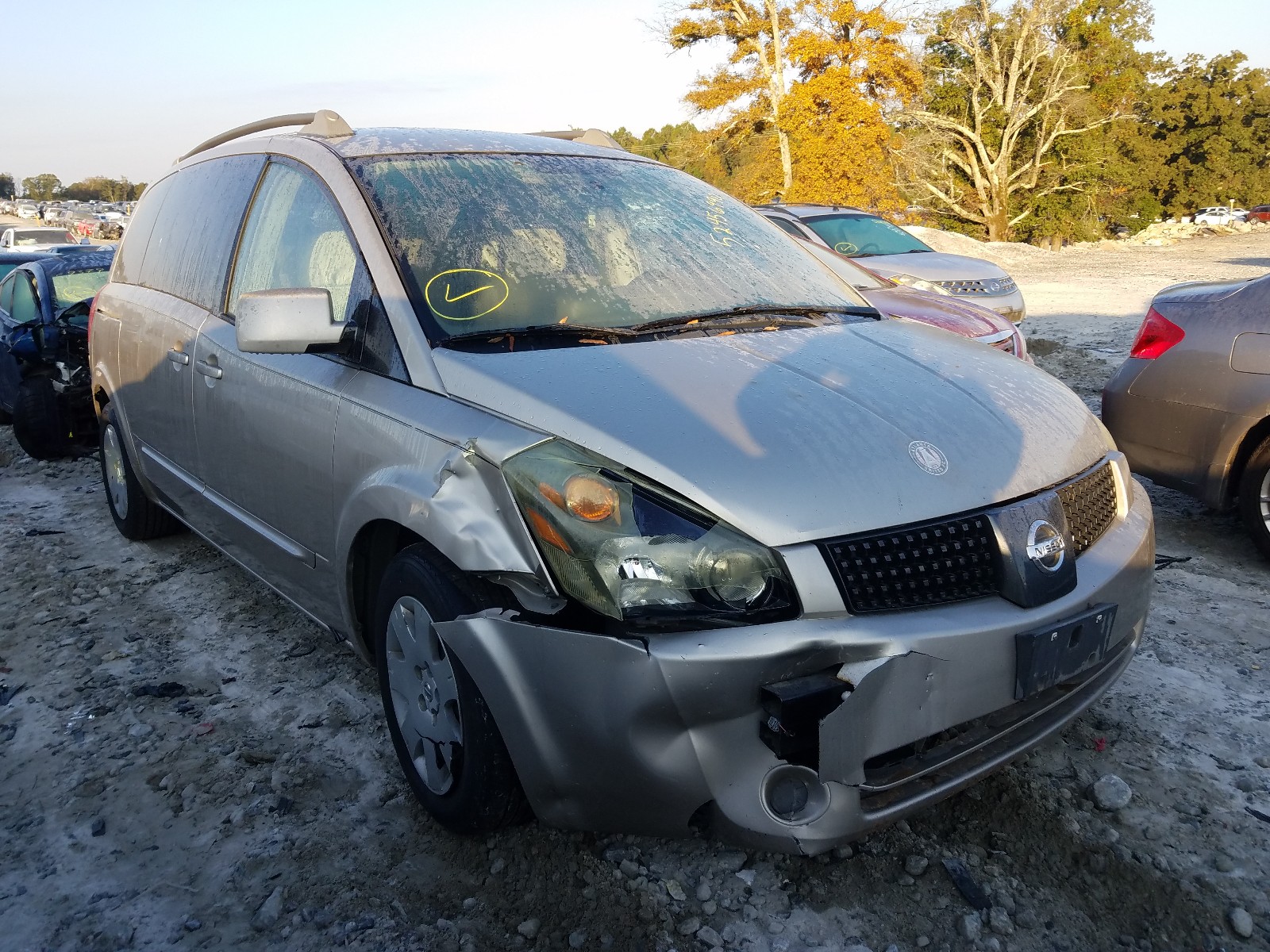 nissan quest s 2006 5n1bv28u66n100477