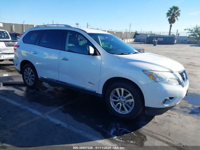 nissan pathfinder hybrid 2014 5n1cr2mn5ec652263