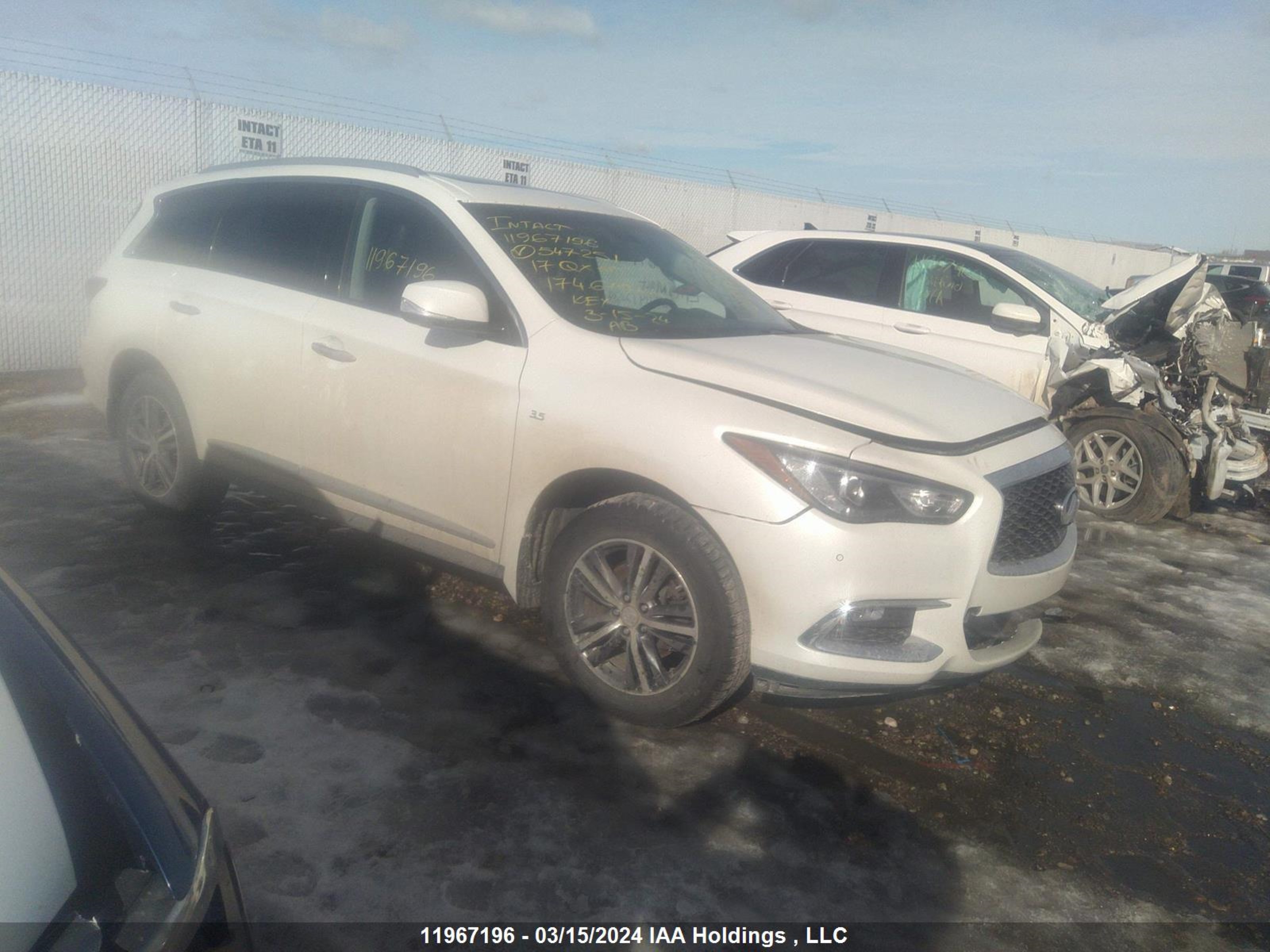 infiniti qx60 2017 5n1dl0mm2hc547251