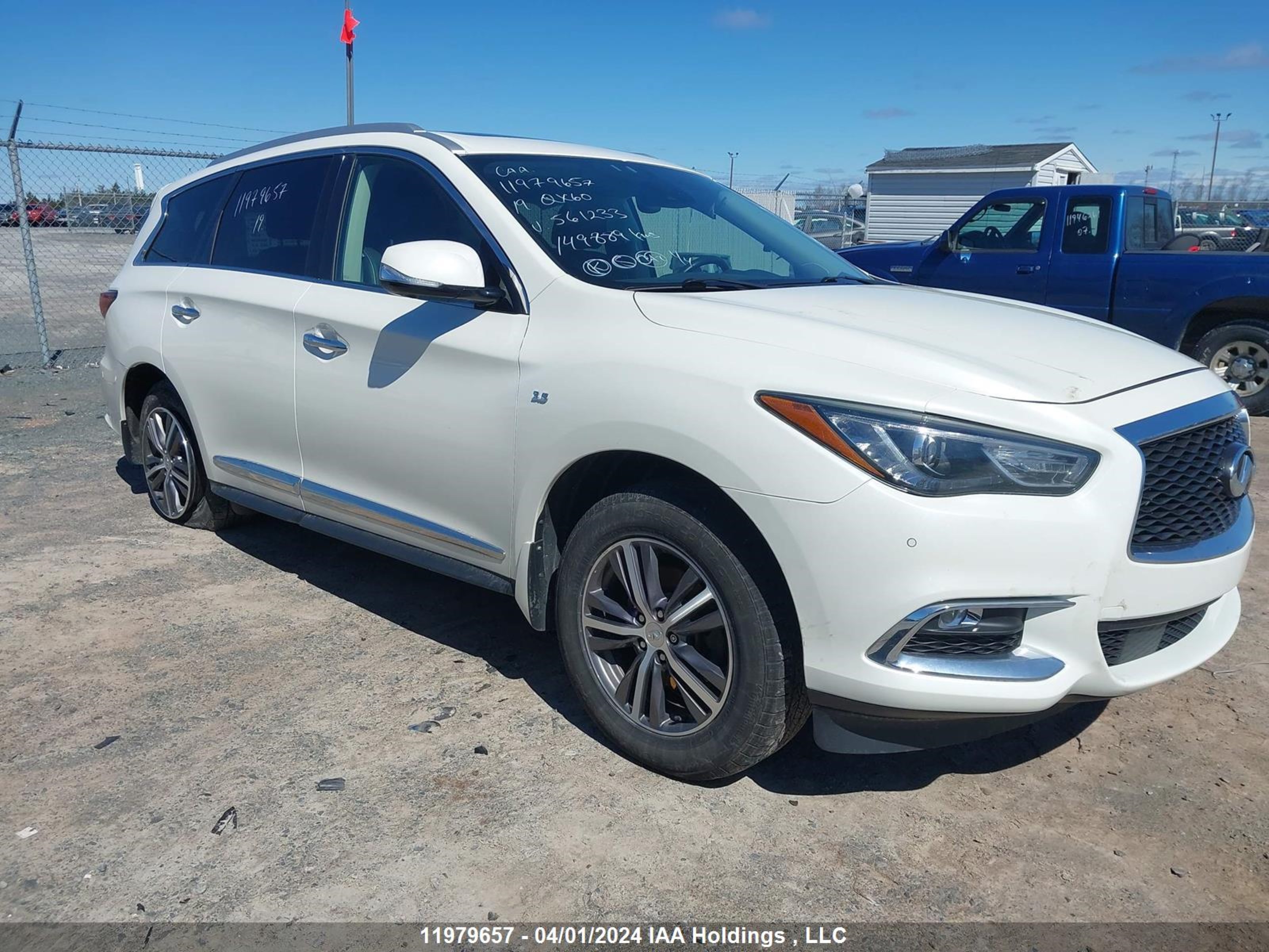 infiniti qx60 2019 5n1dl0mm5kc561233