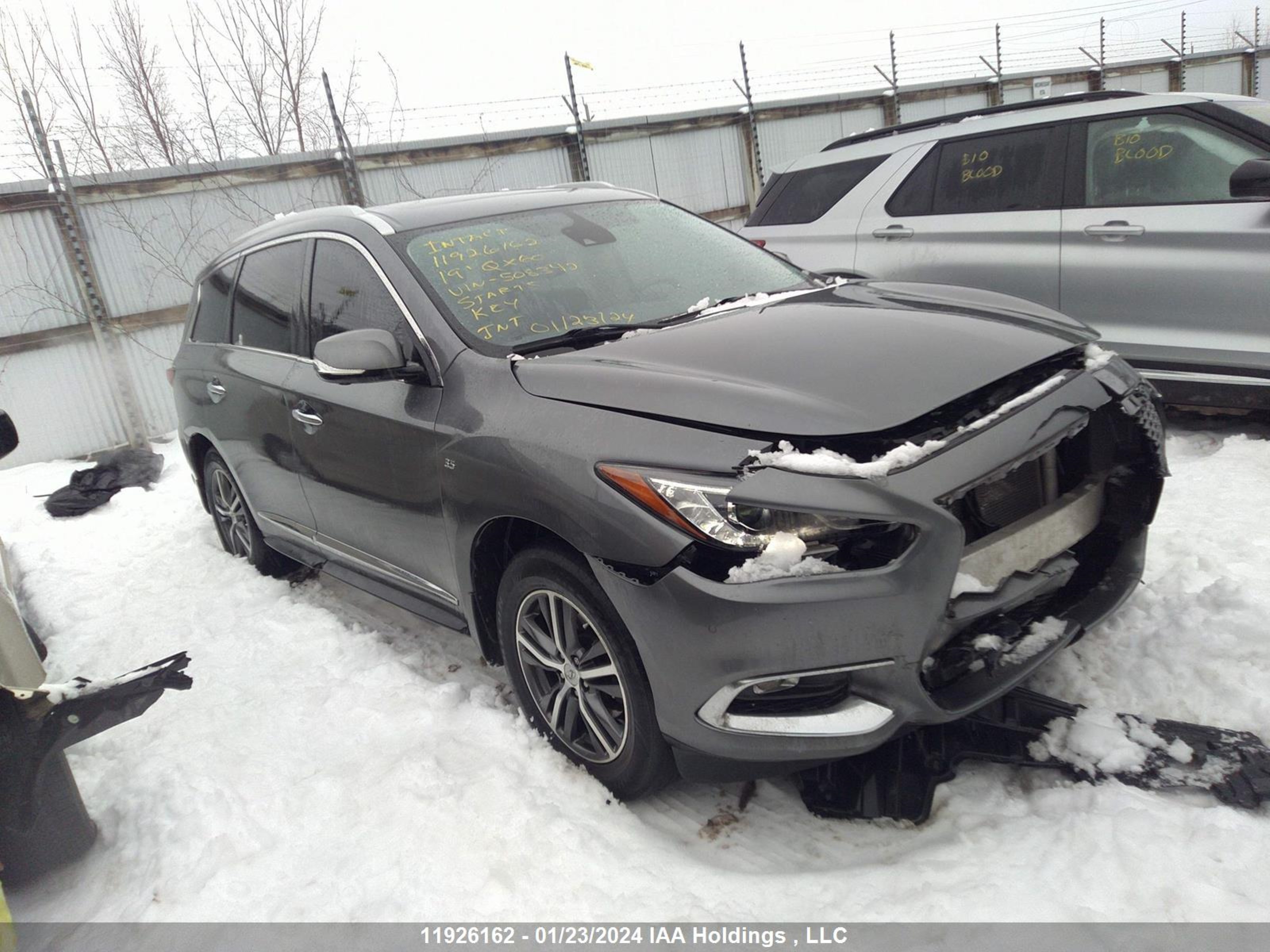 infiniti qx60 2019 5n1dl0mm9kc508342