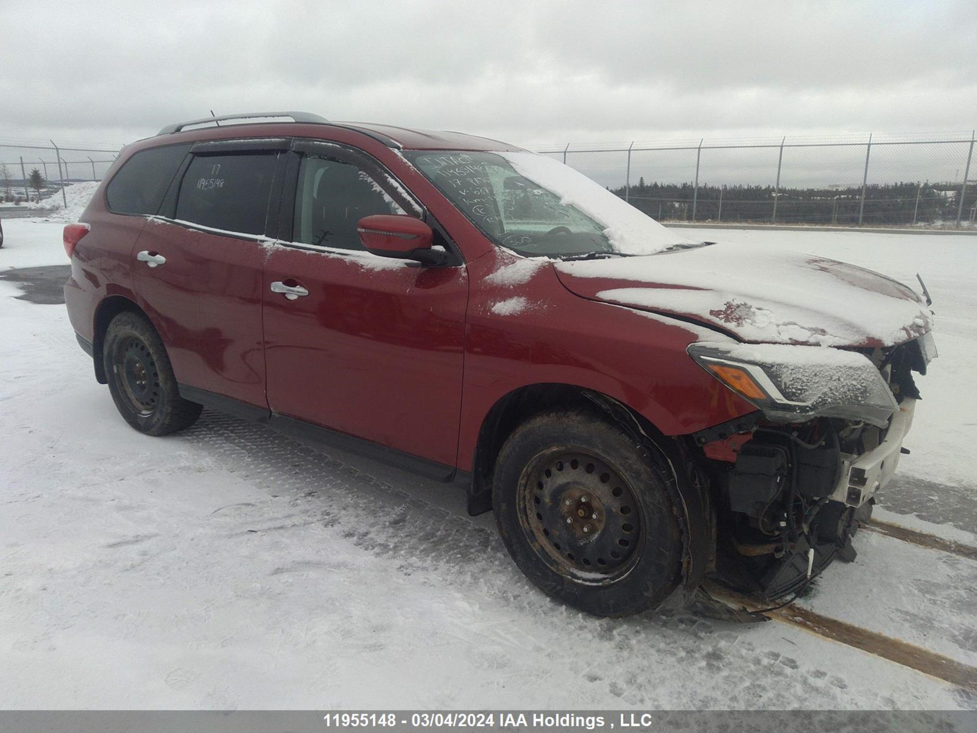 nissan pathfinder 2017 5n1dr2mm2hc687245