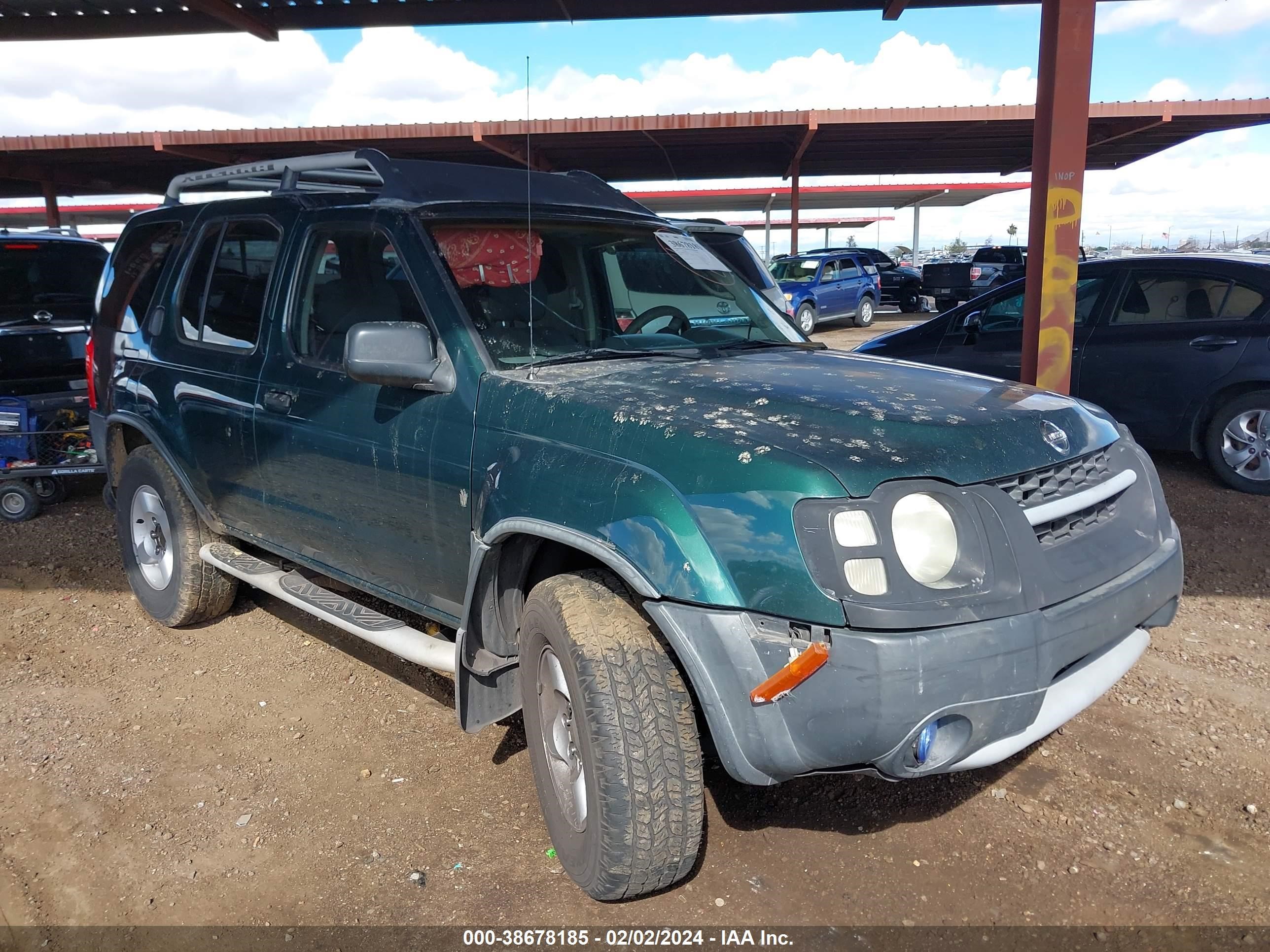 nissan xterra 2002 5n1ed28t92c546054