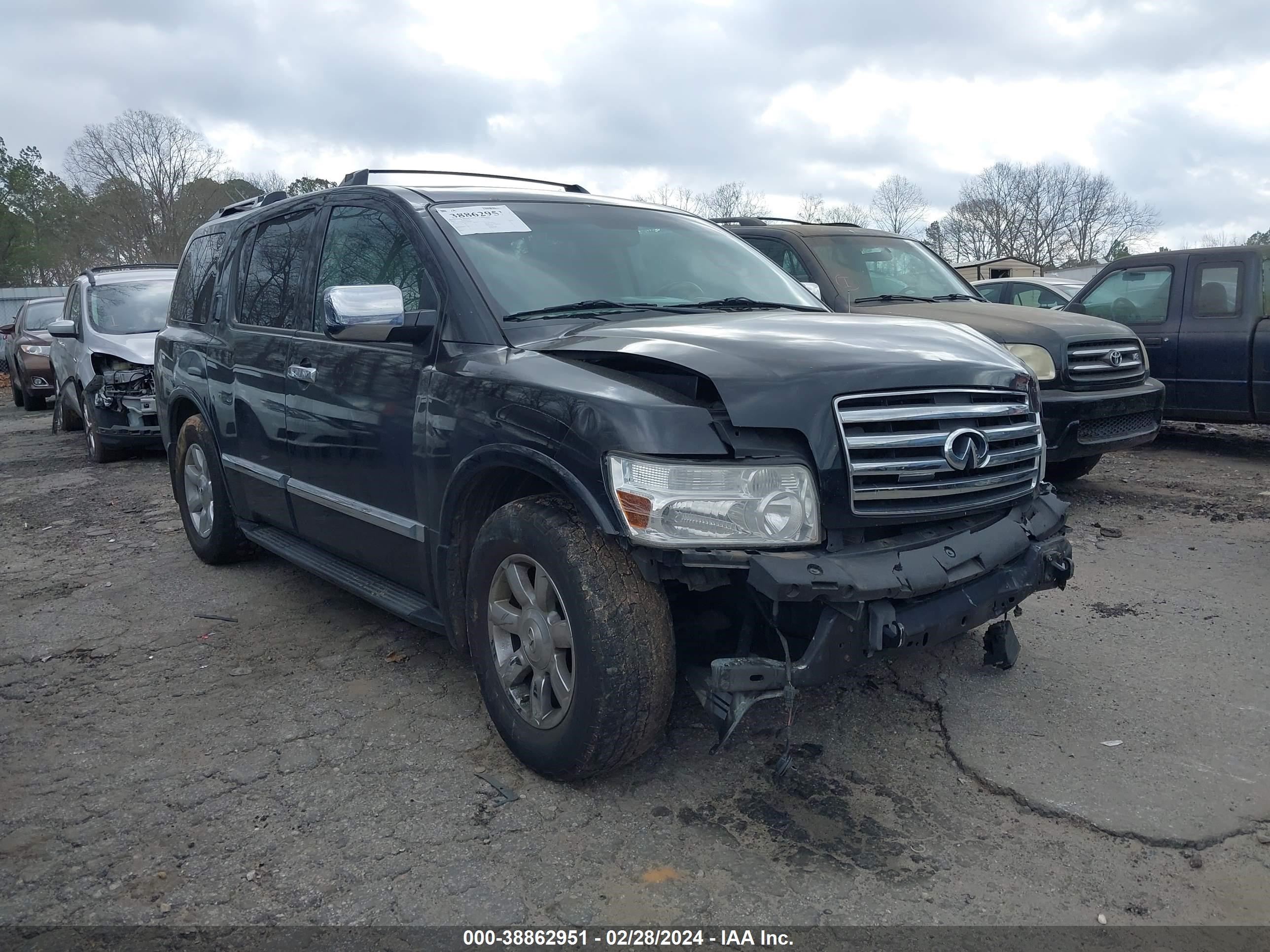 infiniti qx56 2007 5n3aa08a57n803241