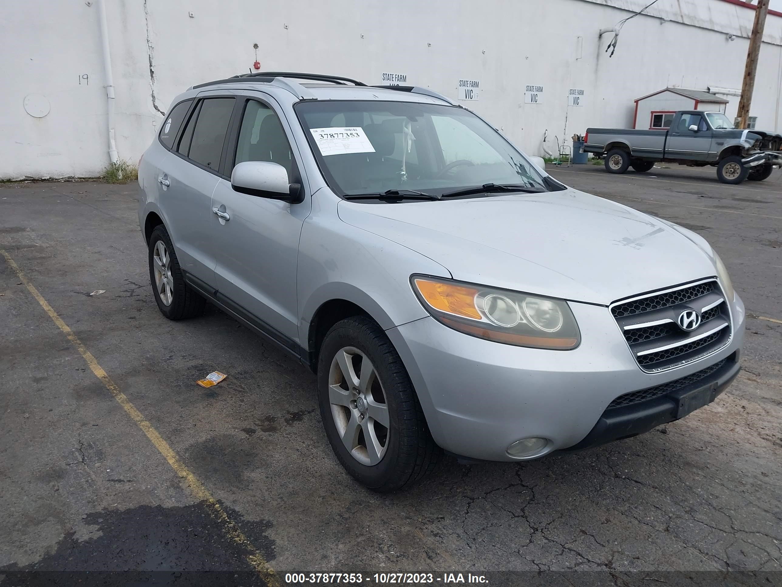 hyundai santa fe 2007 5nmfh73e87h057994