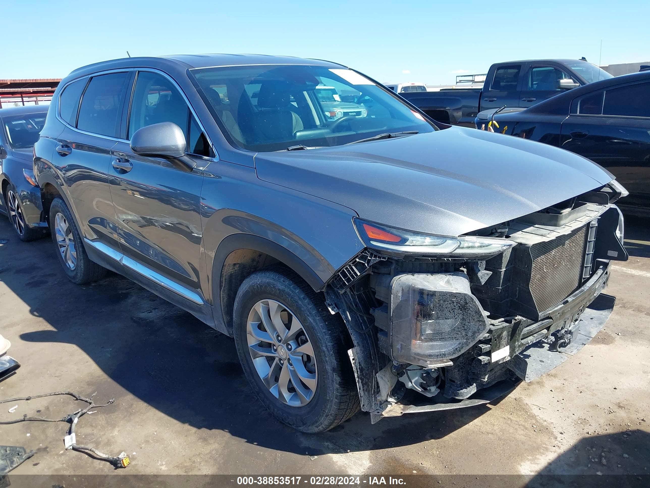 hyundai santa fe 2019 5nms23ad4kh086065