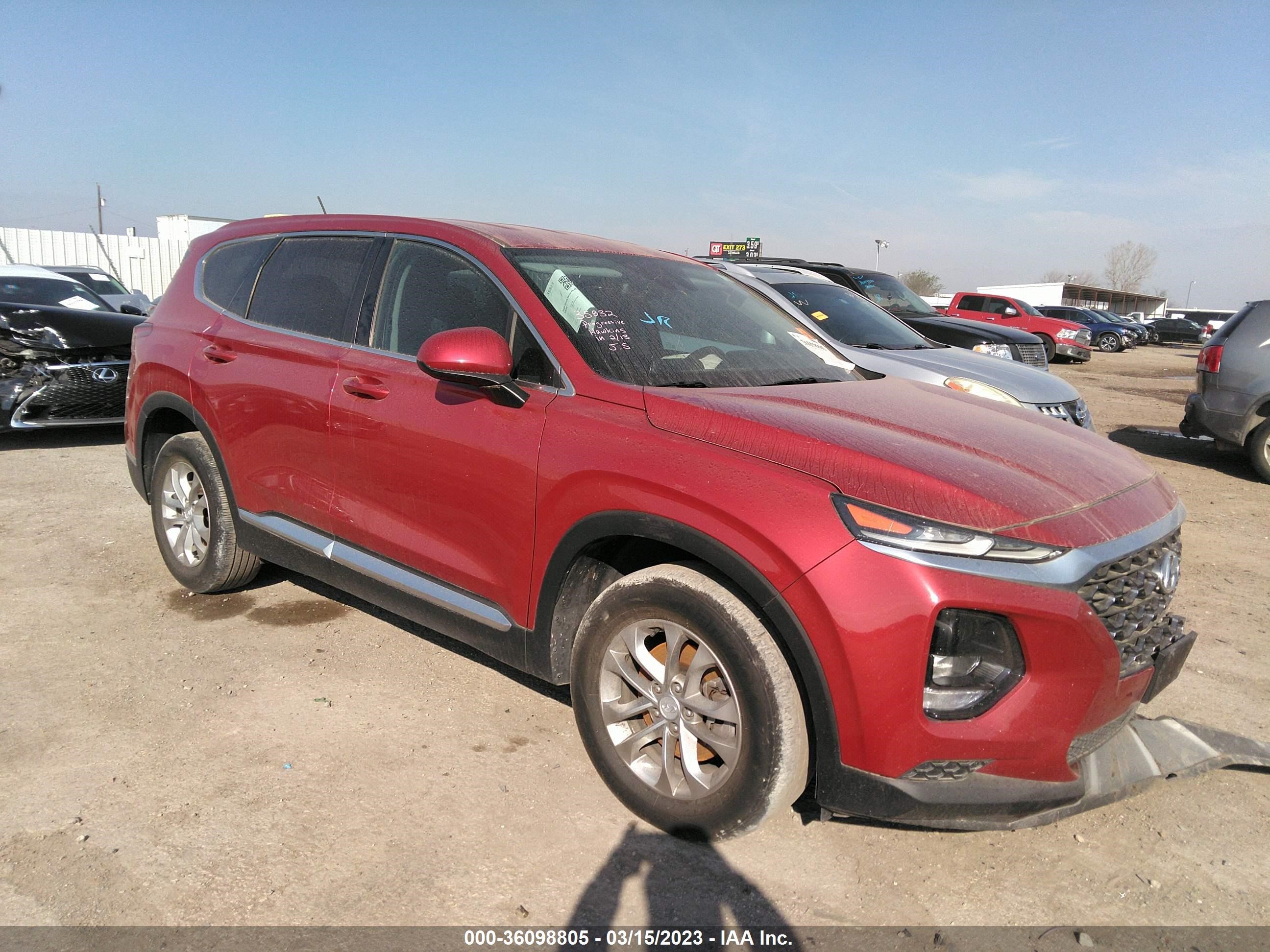 hyundai santa fe 2020 5nms23ad5lh163043