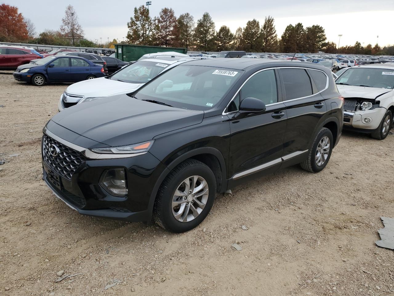 hyundai santa fe 2019 5nms23ad8kh106690