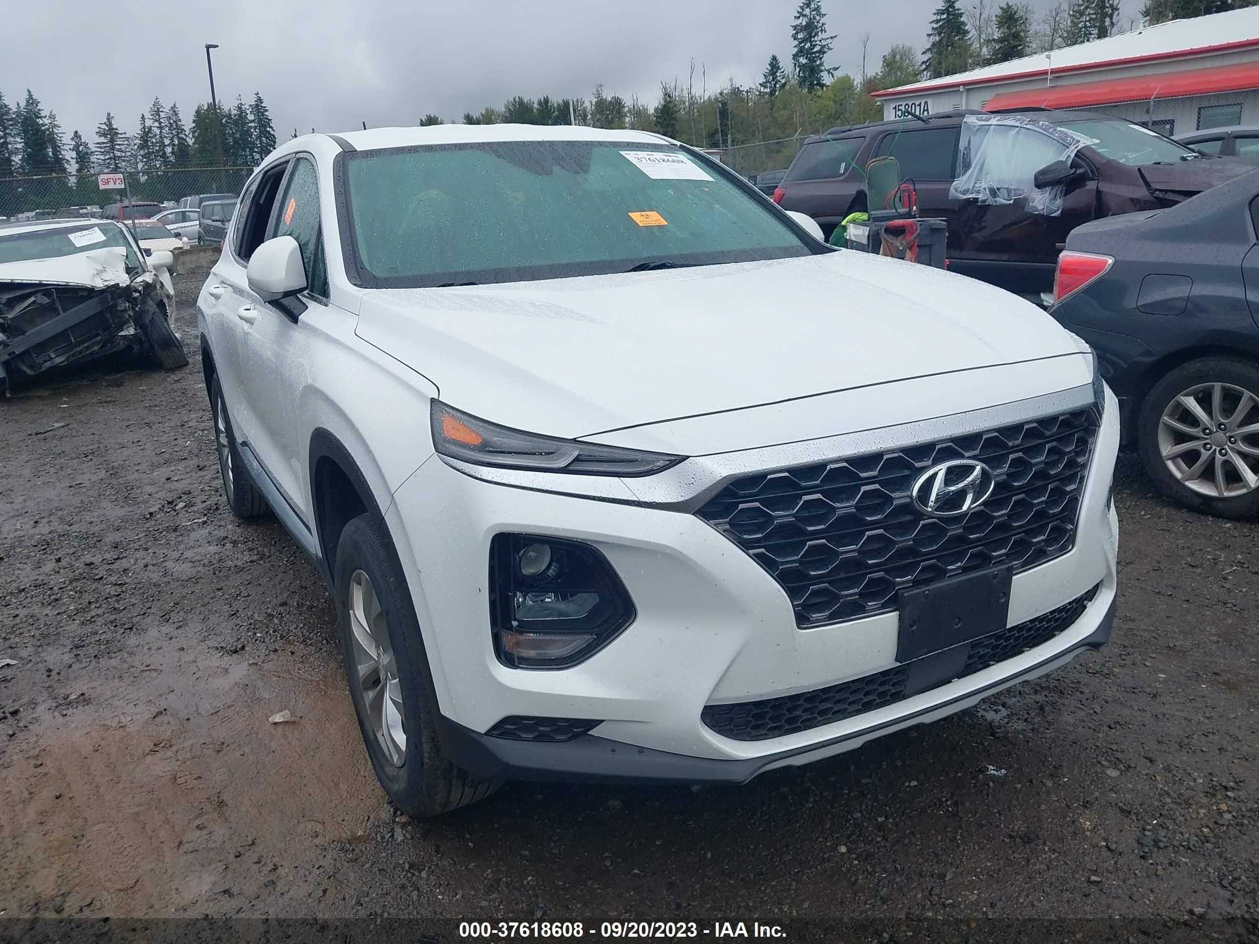 hyundai santa fe 2019 5nms2cad7kh096945