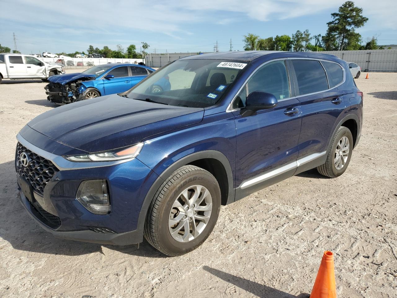 hyundai santa fe 2019 5nms2cad7kh120855