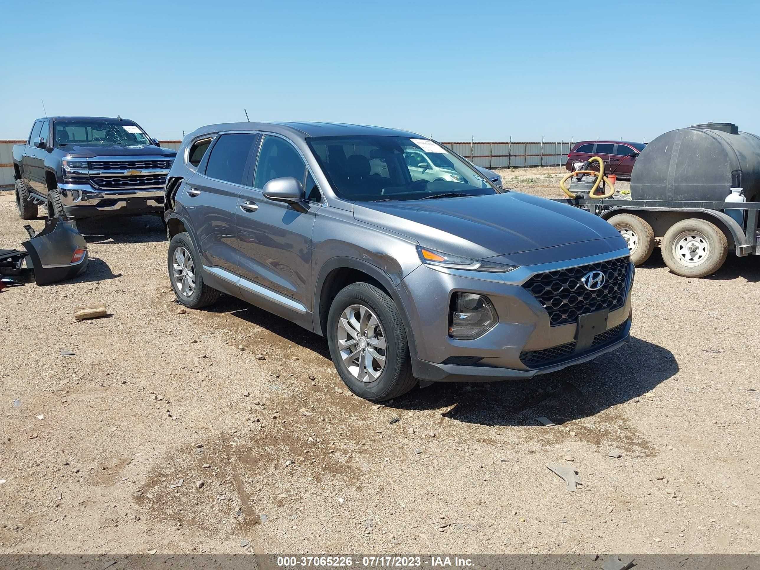 hyundai santa fe 2019 5nms2cad8kh120489