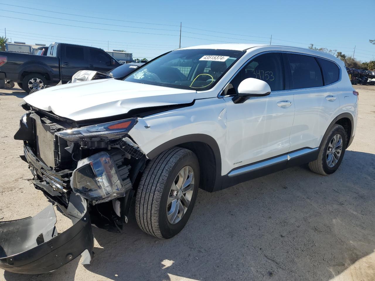 hyundai santa fe 2019 5nms33ad8kh121798