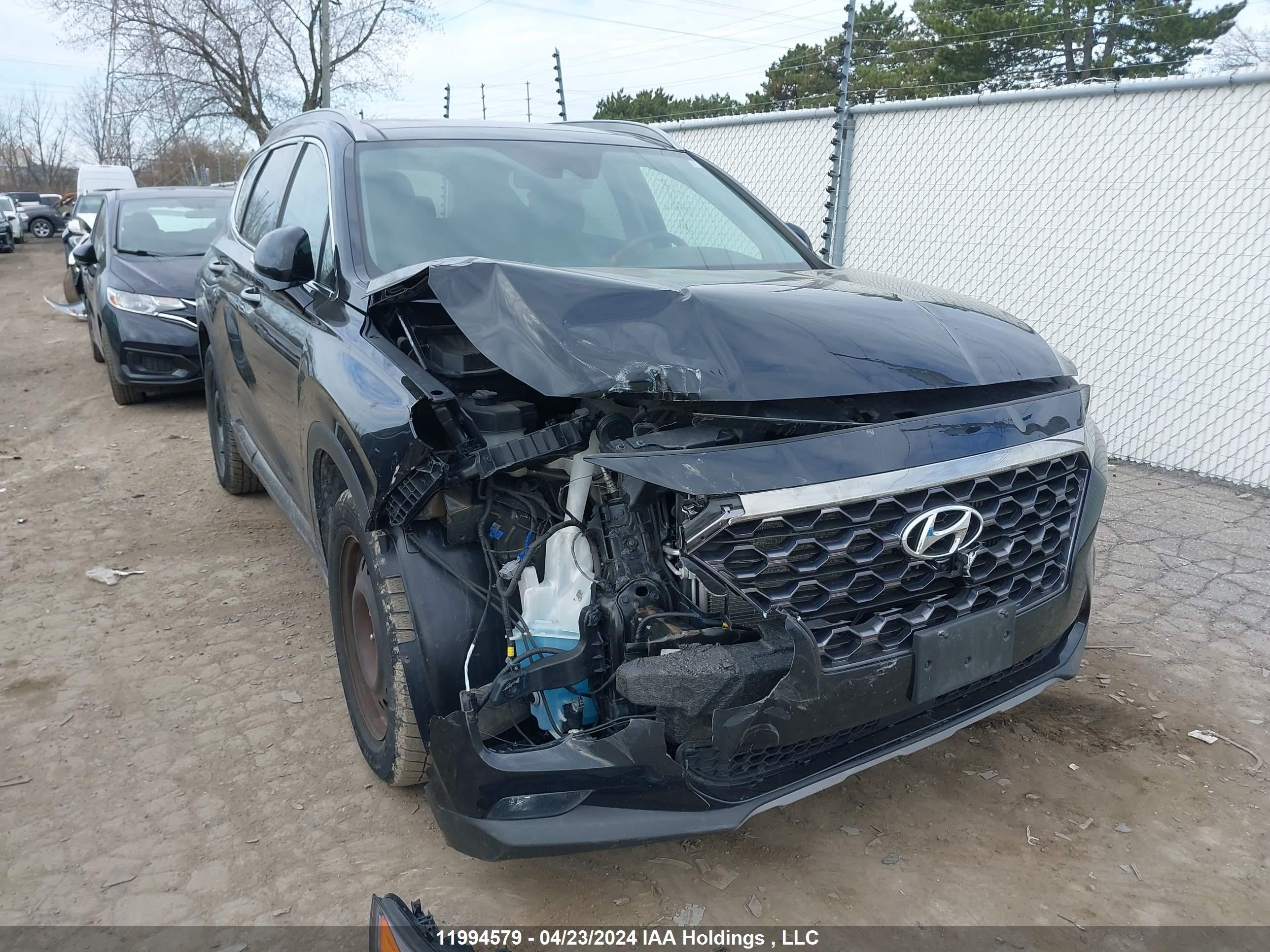 hyundai santa fe 2019 5nms3caa0kh081755