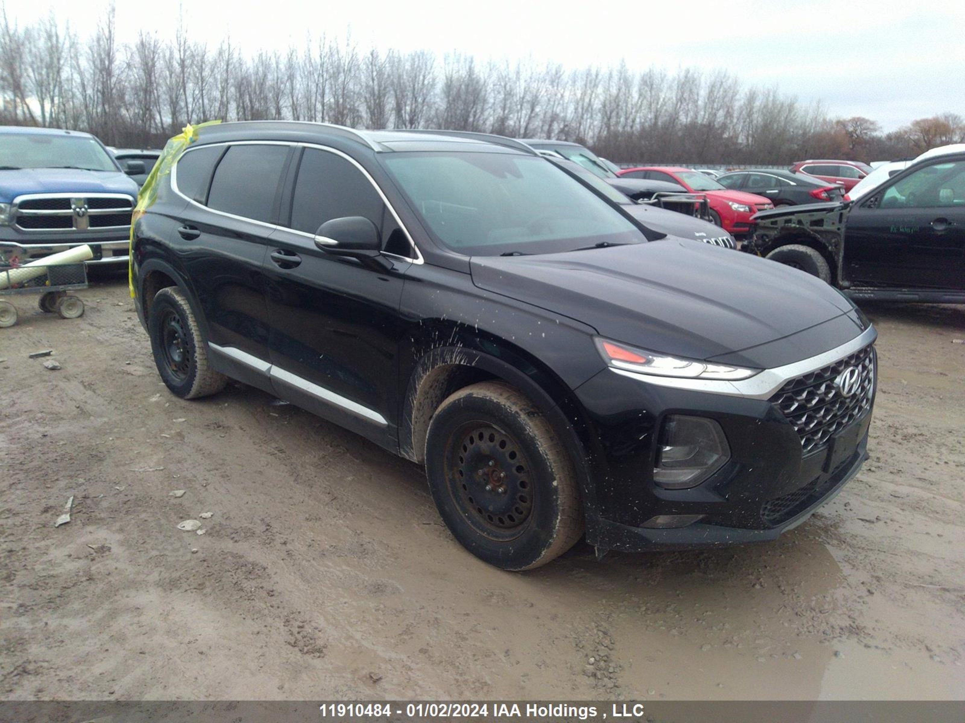 hyundai santa fe 2020 5nms3caa3lh145207