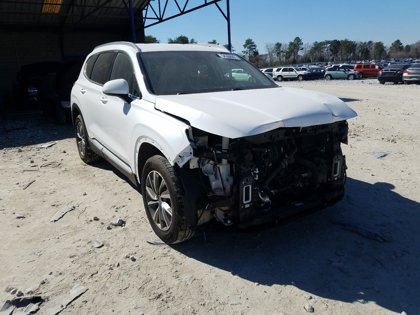 hyundai santa fe s 2019 5nms3cad0kh025390