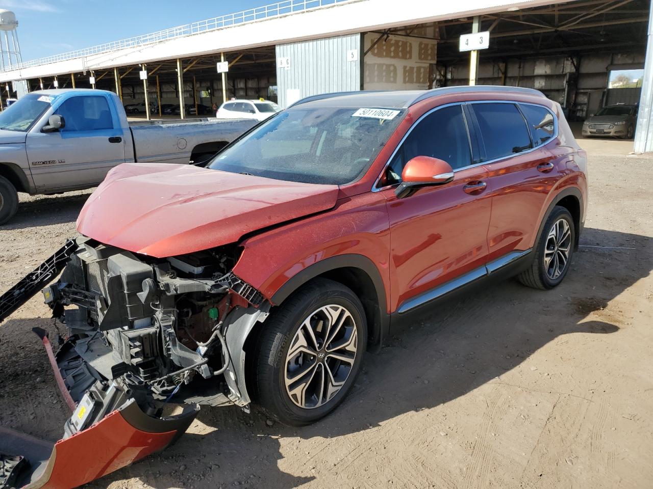 hyundai santa fe 2019 5nms53aa9kh024402