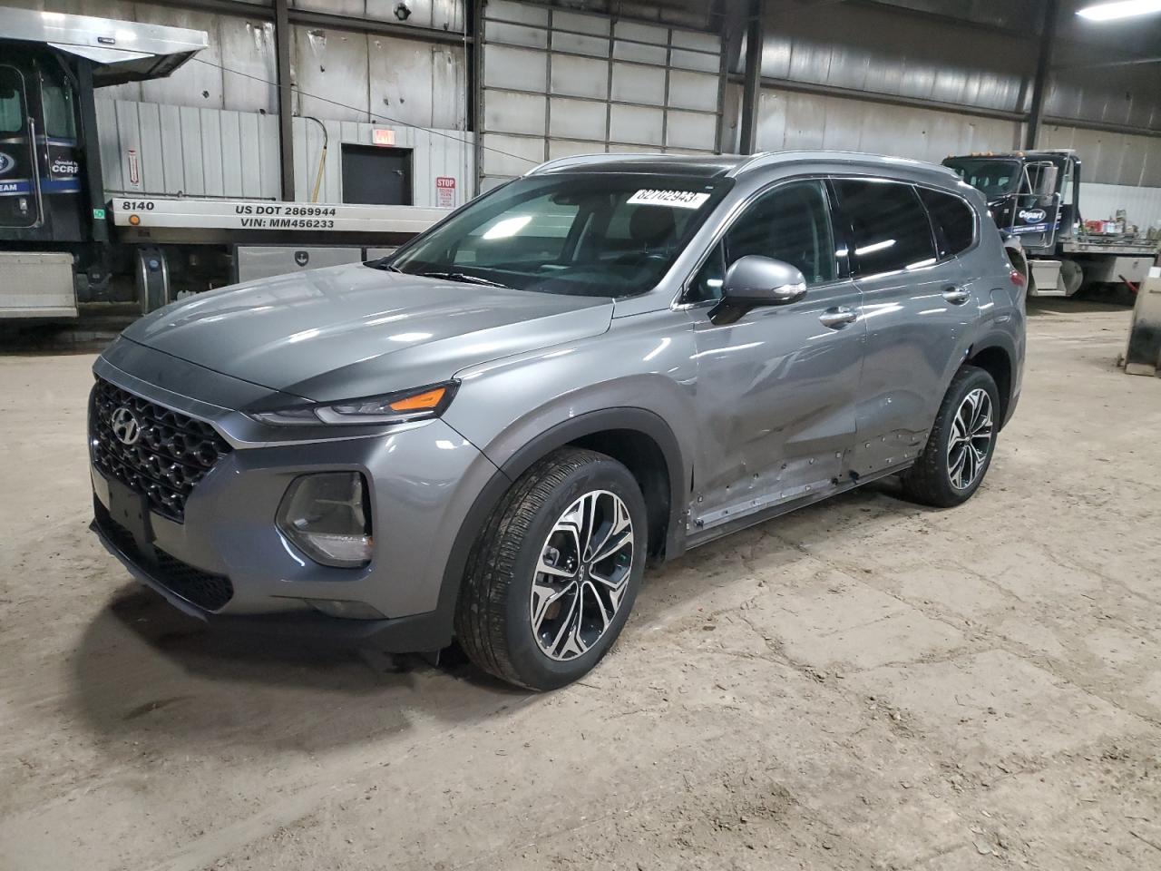 hyundai santa fe 2019 5nms53aaxkh118949