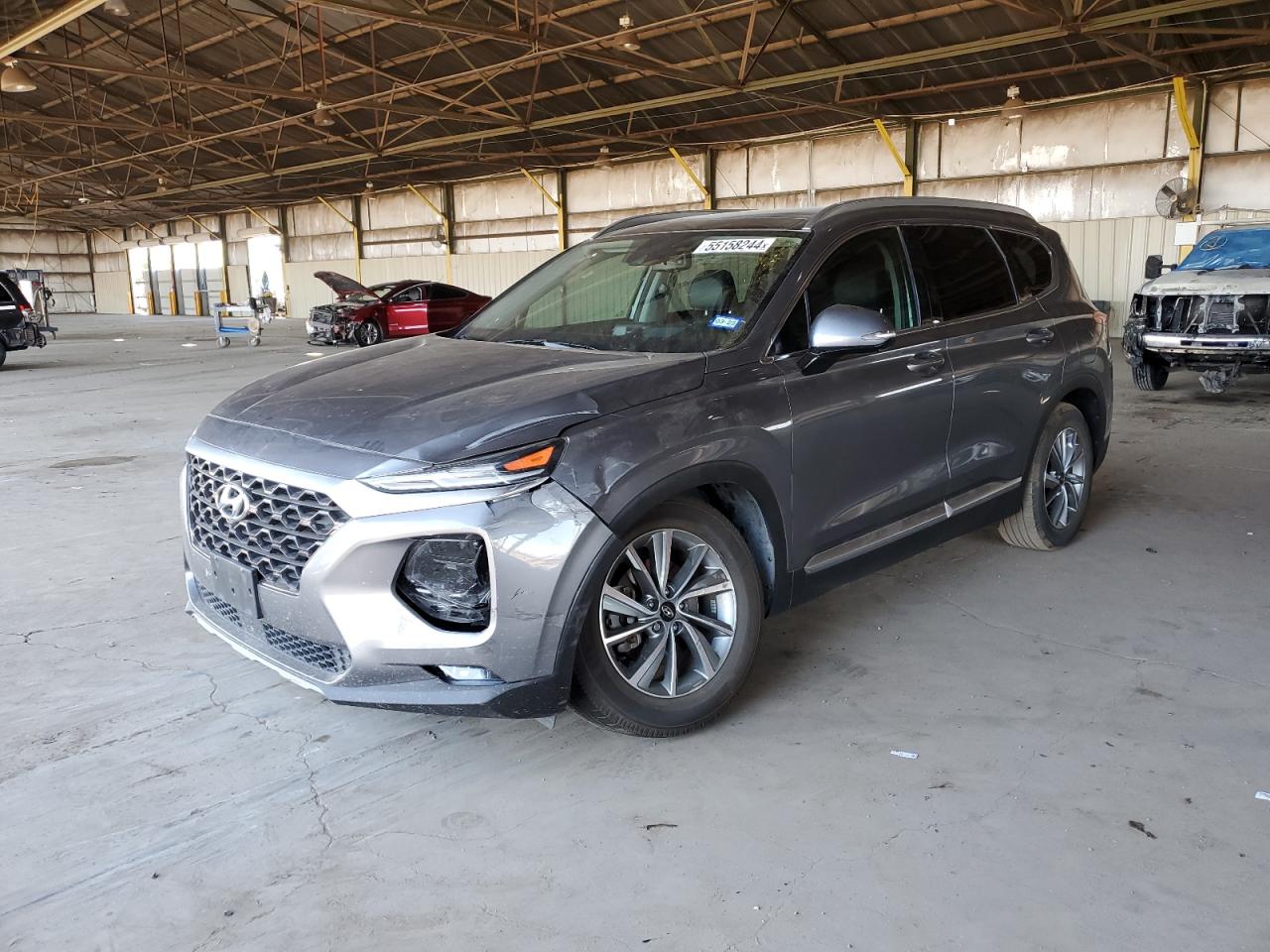 hyundai santa fe 2019 5nms53ad6kh068478