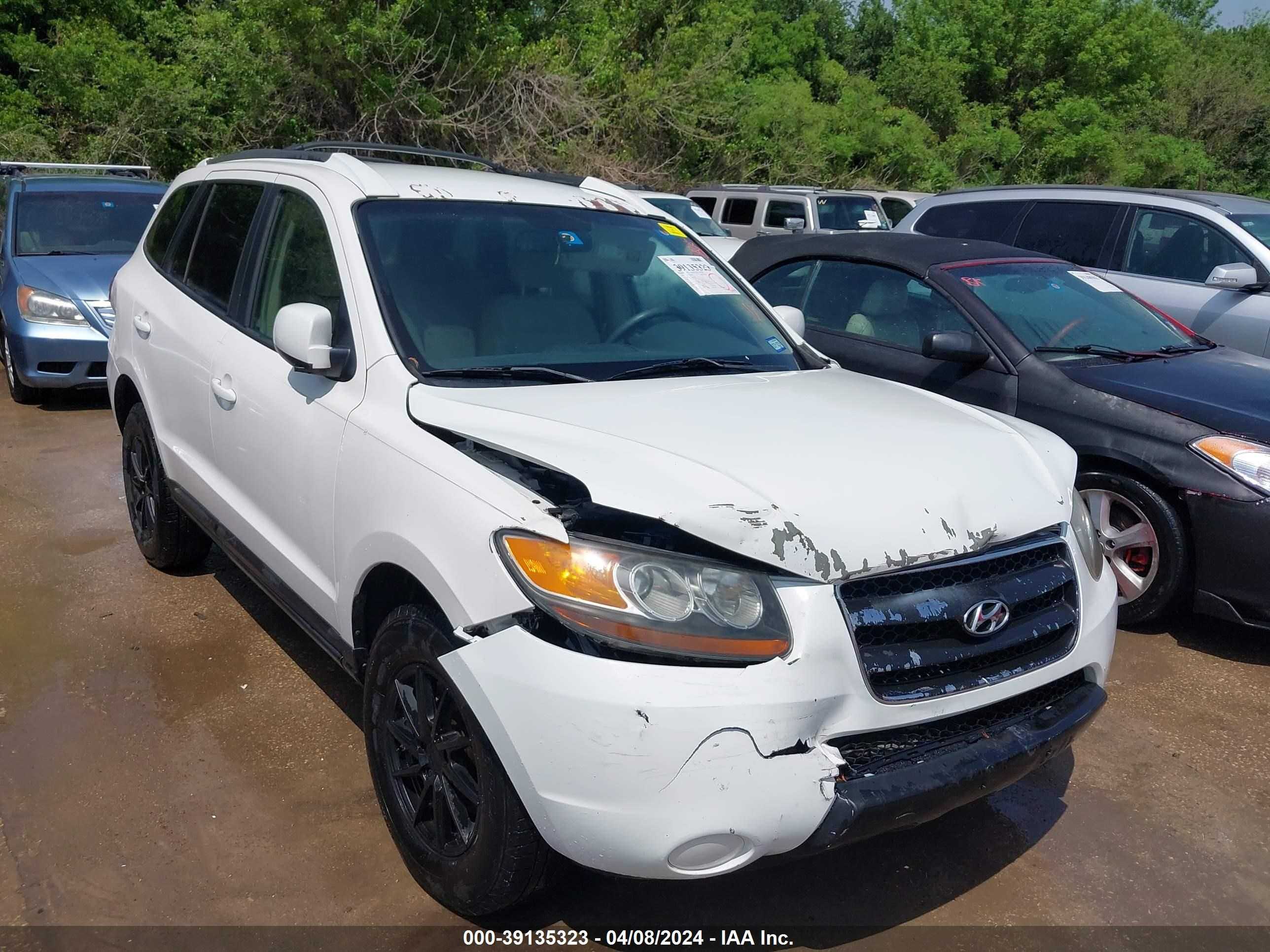 hyundai santa fe 2007 5nmsg13d07h062906