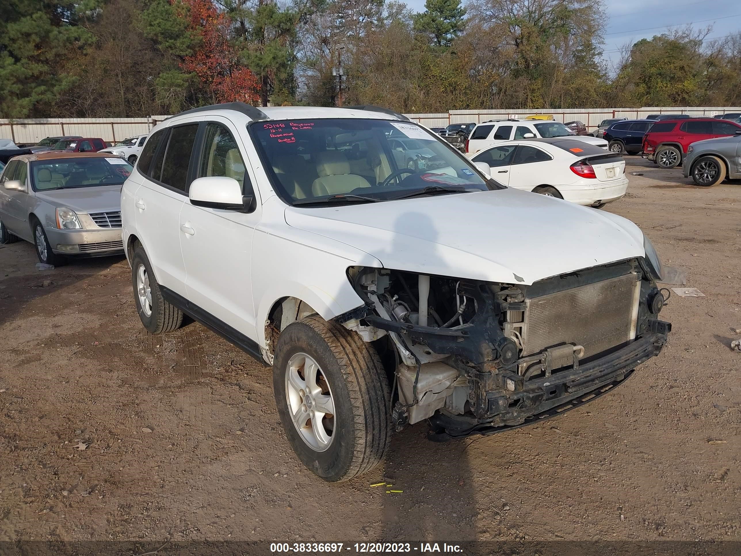 hyundai santa fe 2008 5nmsg13d08h203541