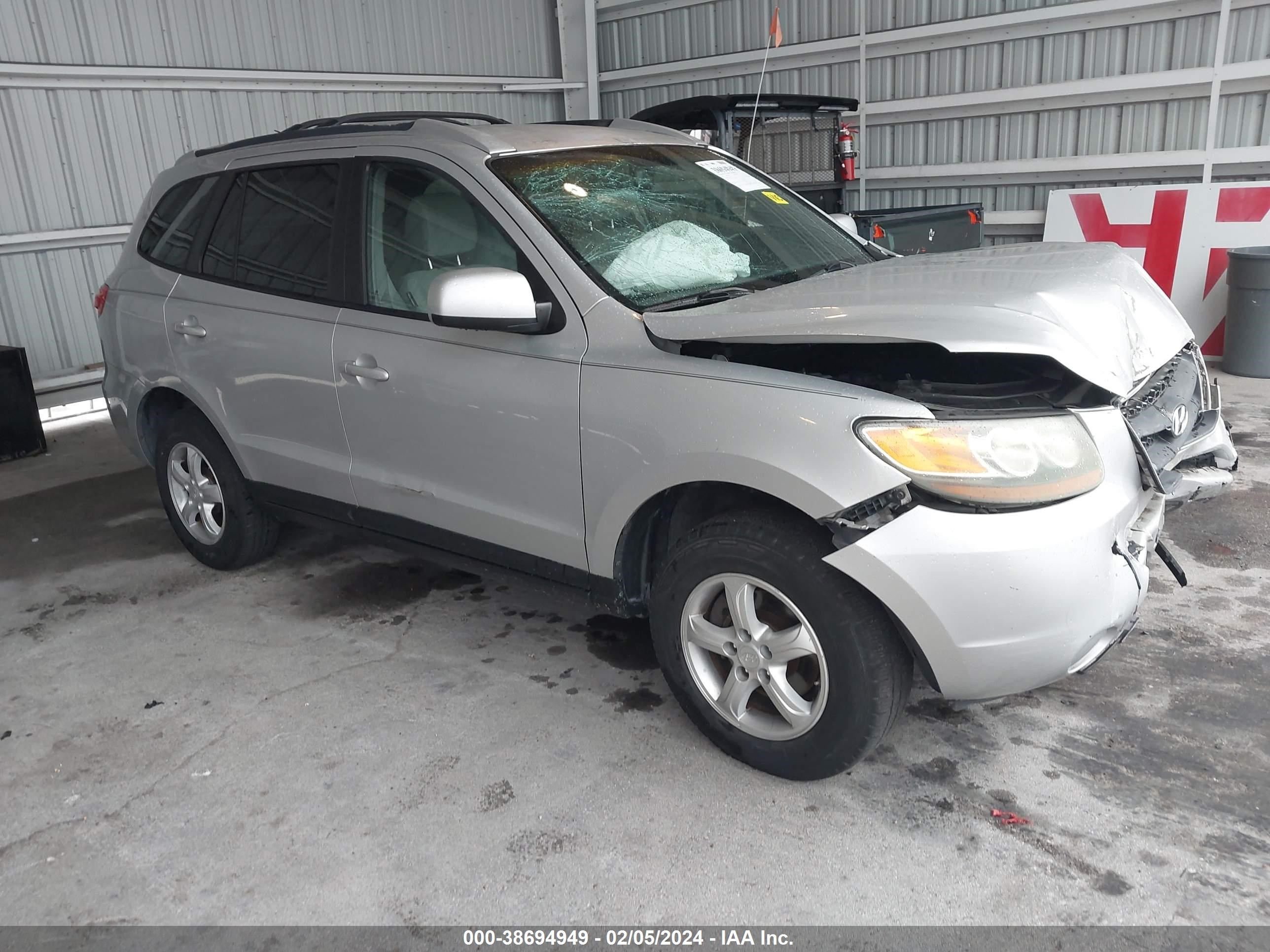 hyundai santa fe 2007 5nmsg13d47h072094