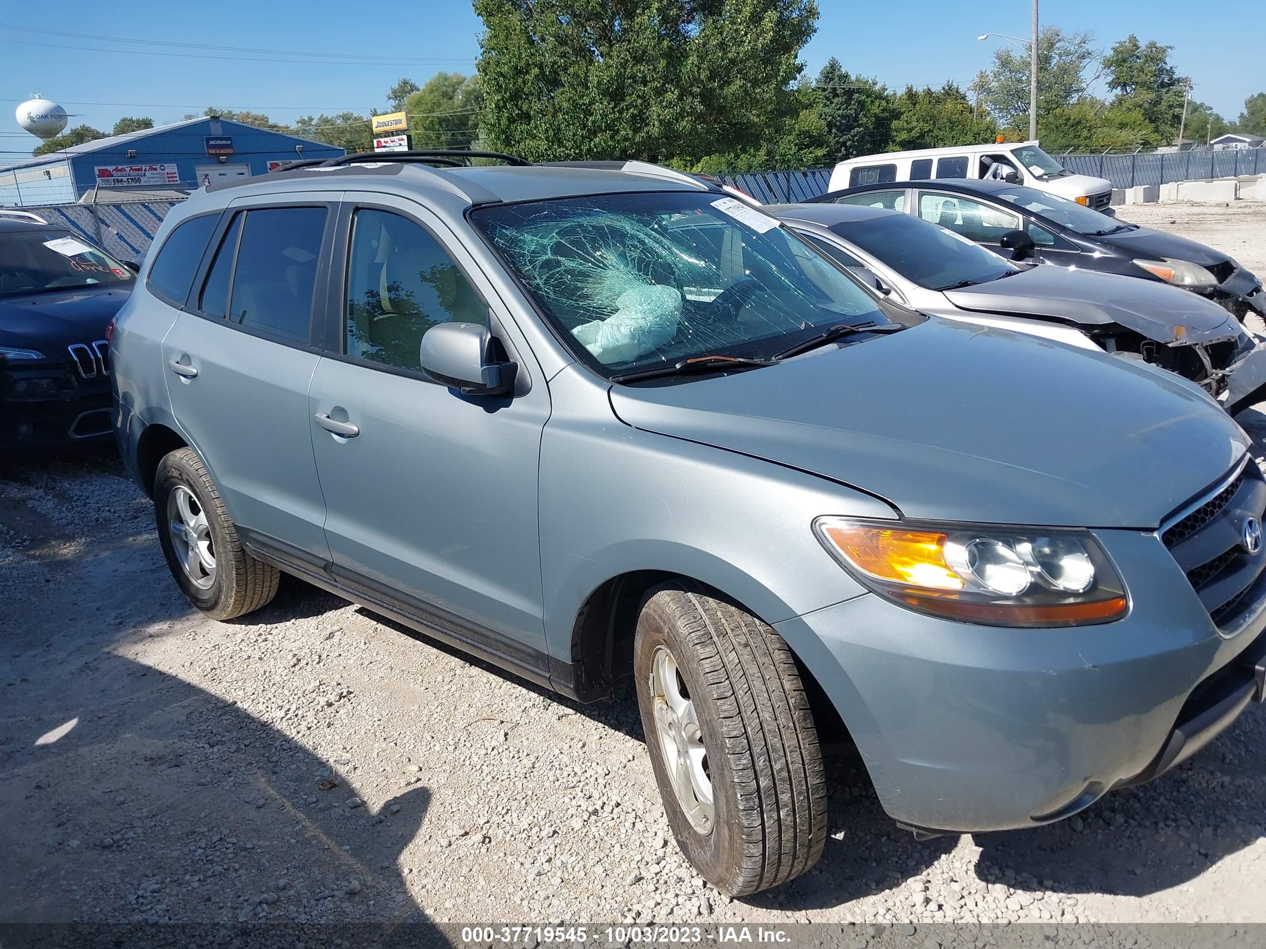 hyundai santa fe 2007 5nmsg13d67h090743