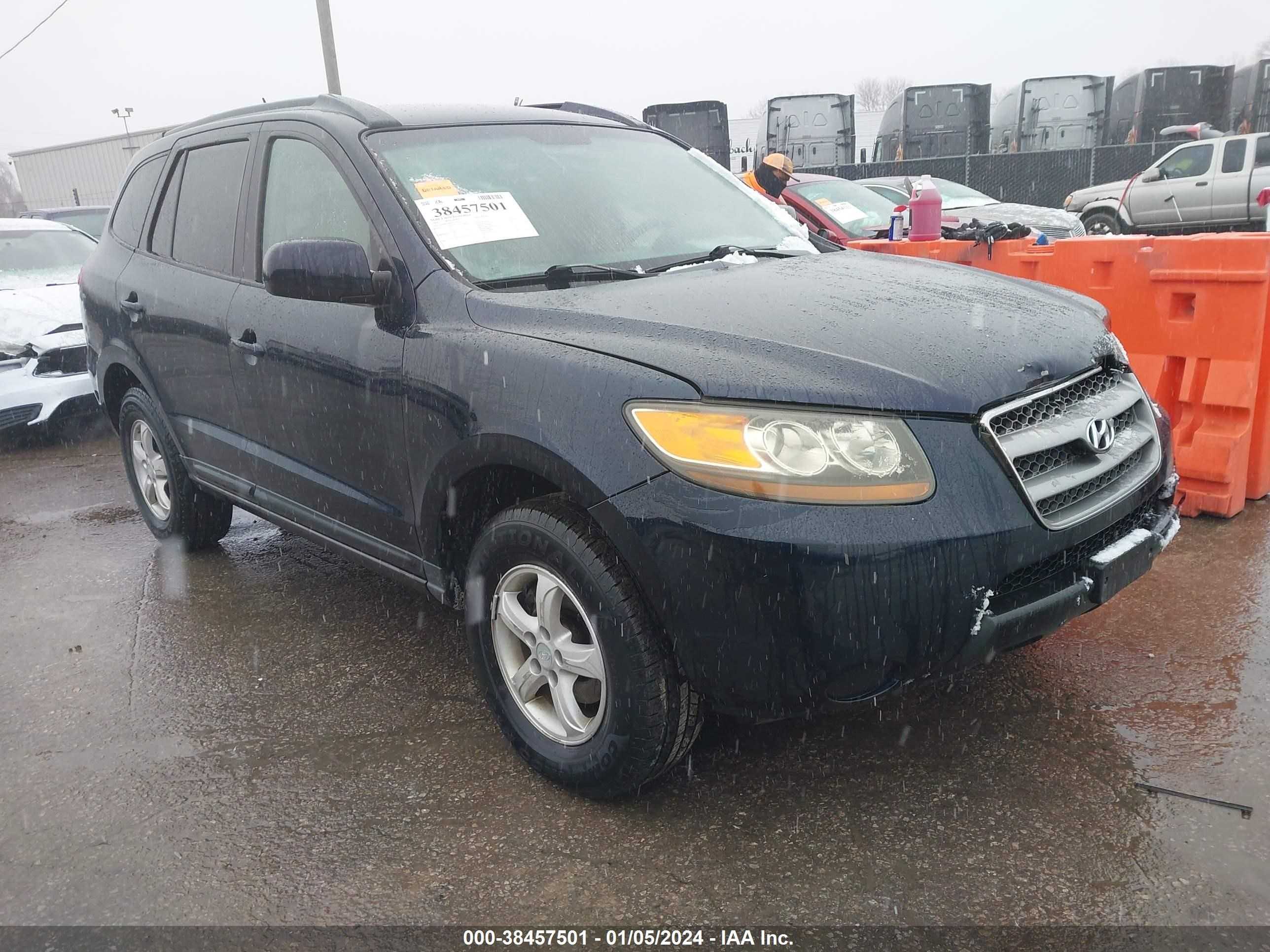 hyundai santa fe 2007 5nmsg13d67h109033