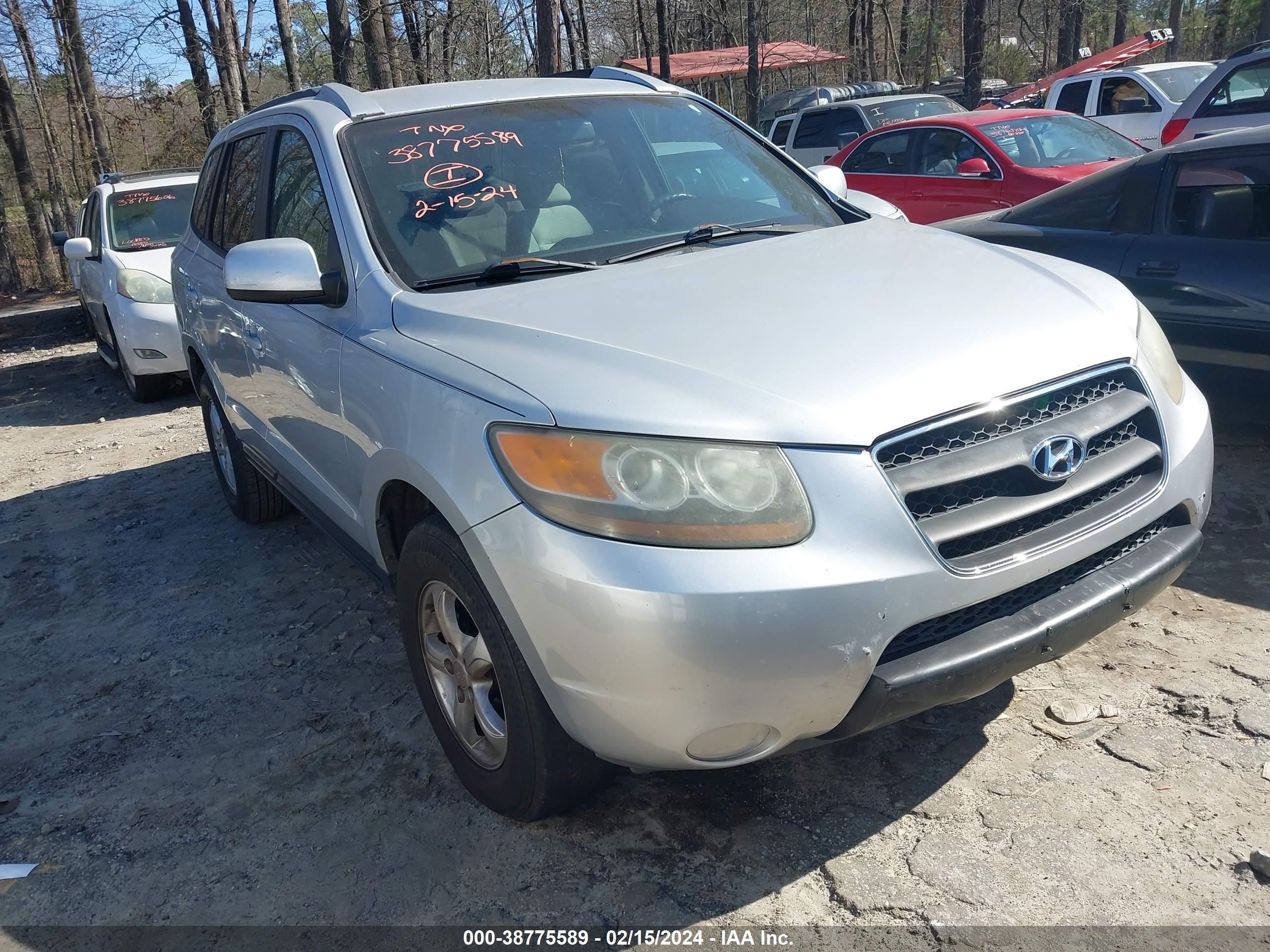 hyundai santa fe 2007 5nmsg13d97h062645